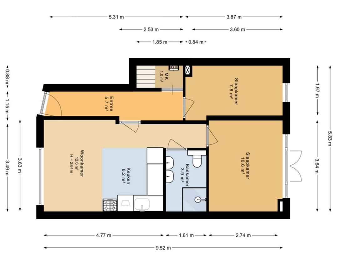 Foto 13 van Bartholomeus Diazstraat 21-H