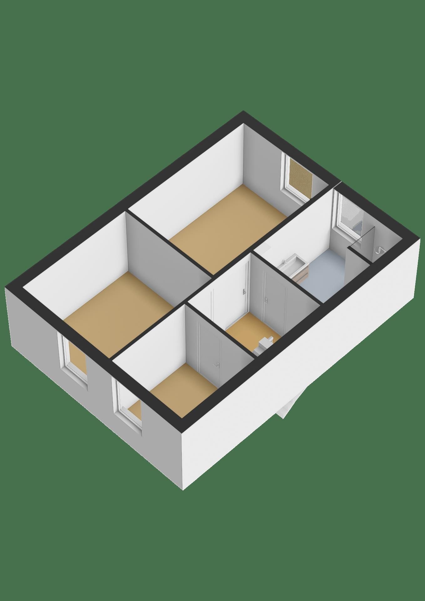 Extended terraced house with carport in Schildersbuurt — 50
