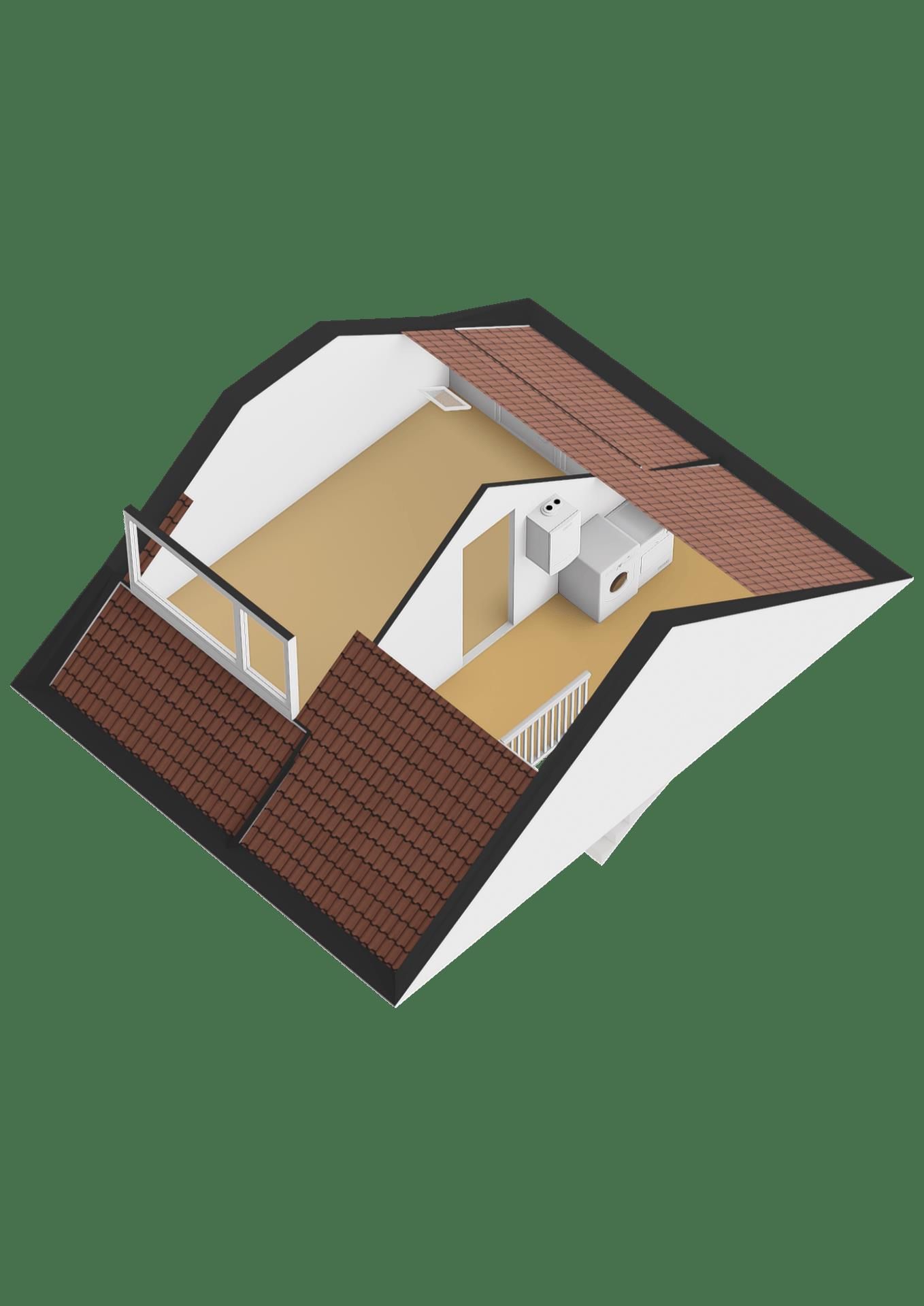 Extended terraced house with carport in Schildersbuurt — 51
