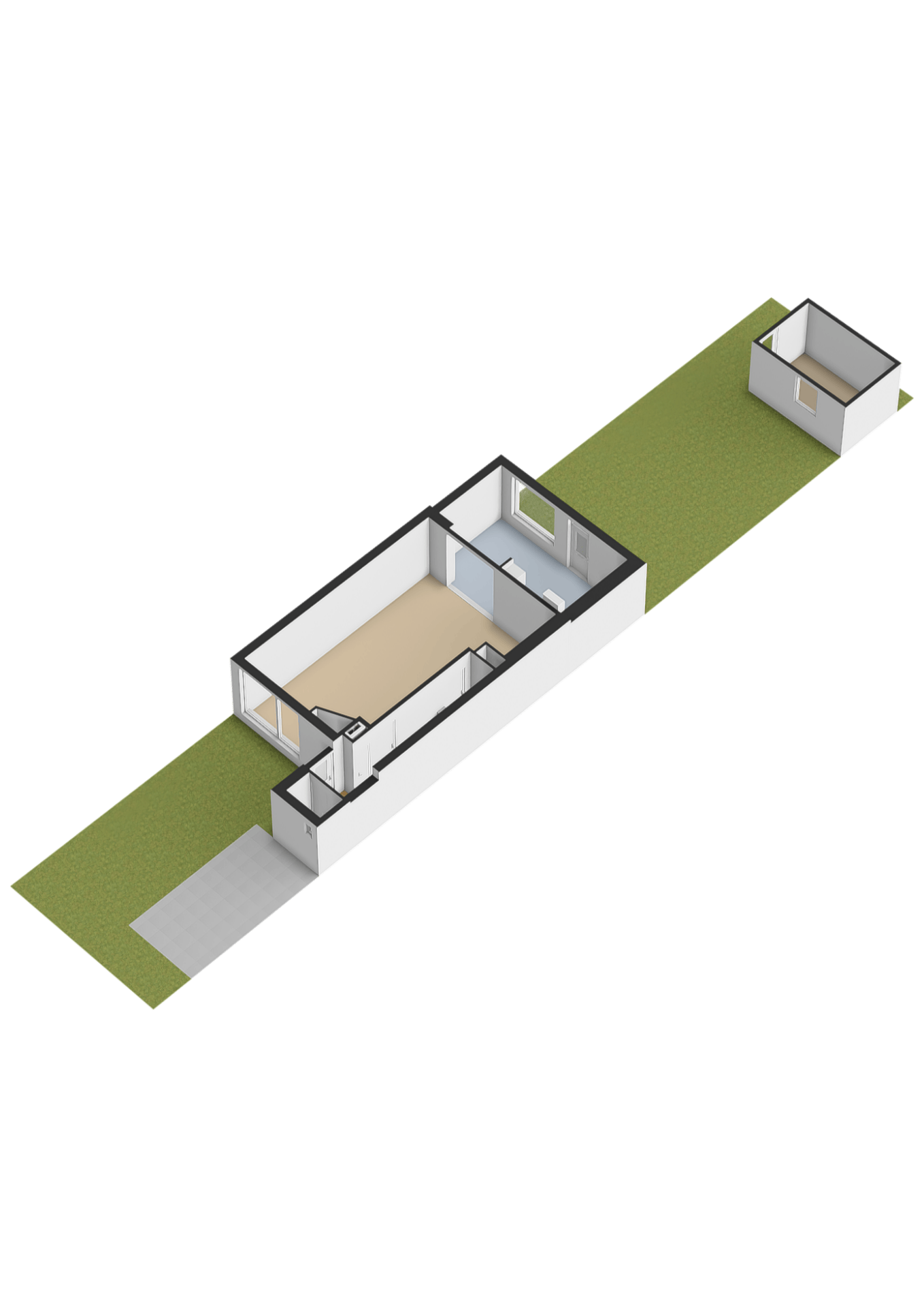 Extended terraced house with carport in Schildersbuurt — 48