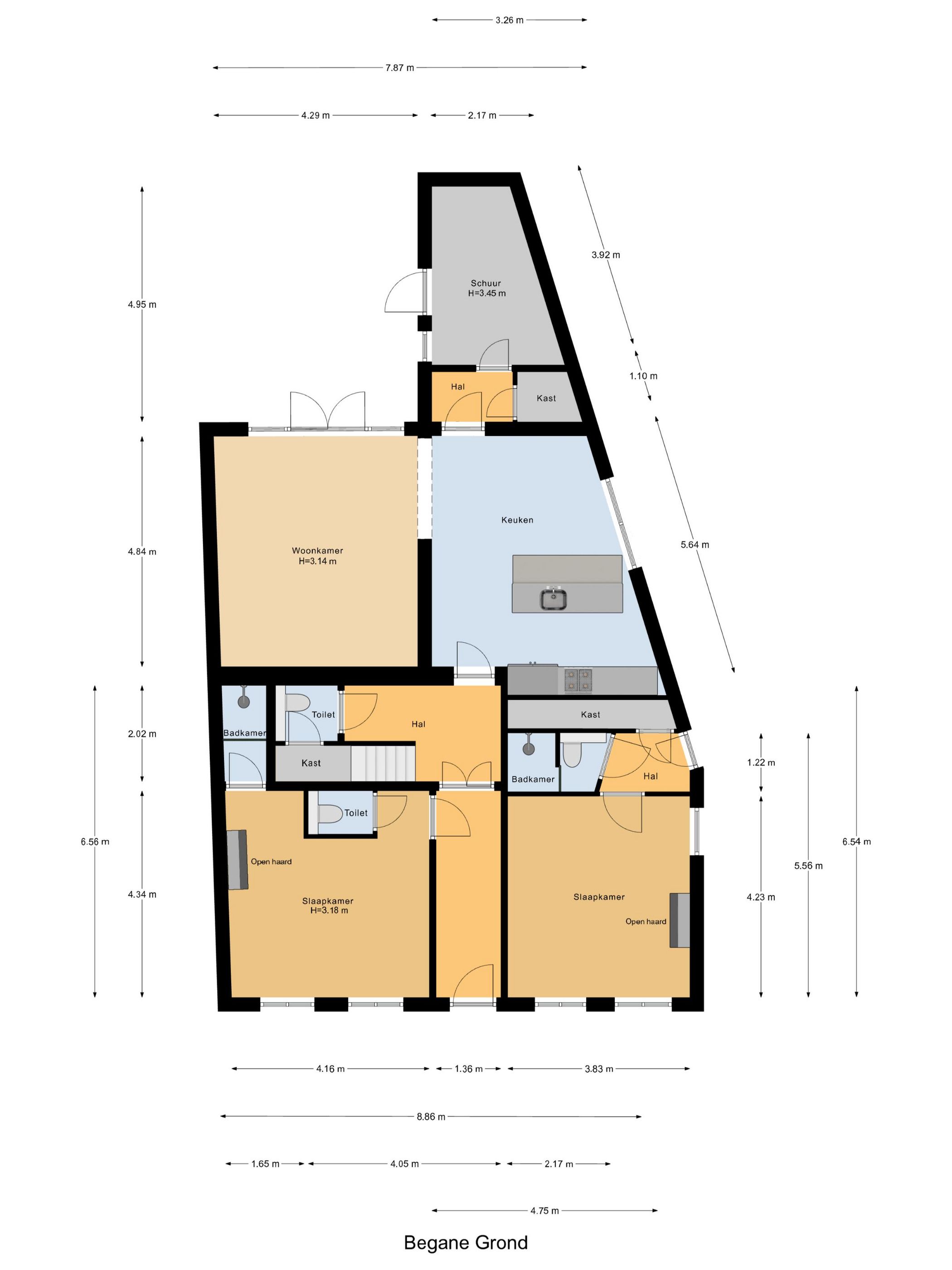 Spacious end-terrace home with seven bedrooms on the Ring in Ouwerkerk — 51