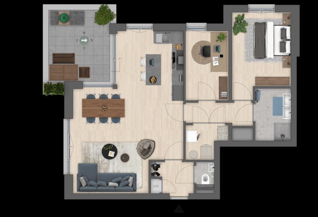 Appartement Breevaart Zuid (Bouwnr. 4)  false