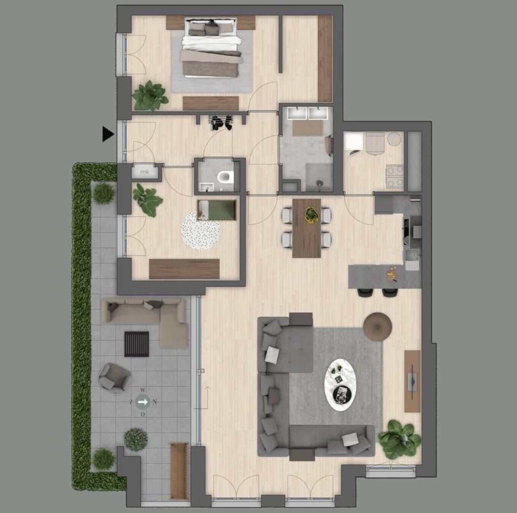 Appartement Breevaart Zuid (Bouwnr. 3)  false