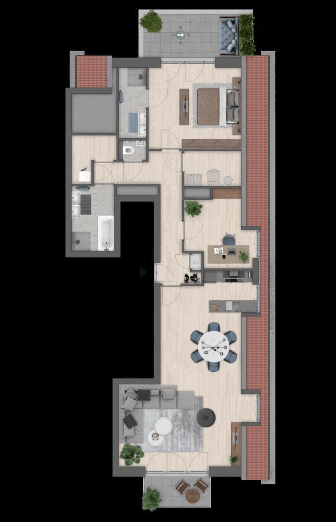 Penthouse Breevaart Noord (Bouwnr. 15)  false