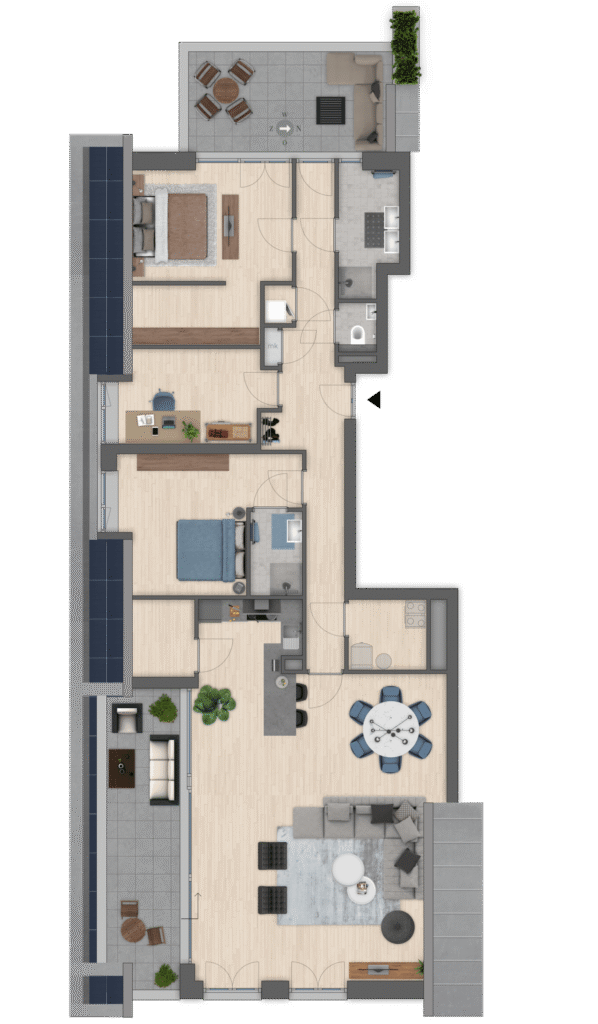 Penthouse Breevaart Zuid (Bouwnr. 8)  false