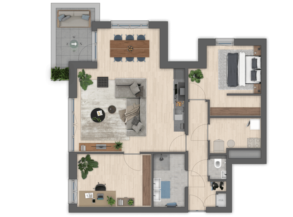 Appartement Breevaart Noord (Bouwnr. 12)  false