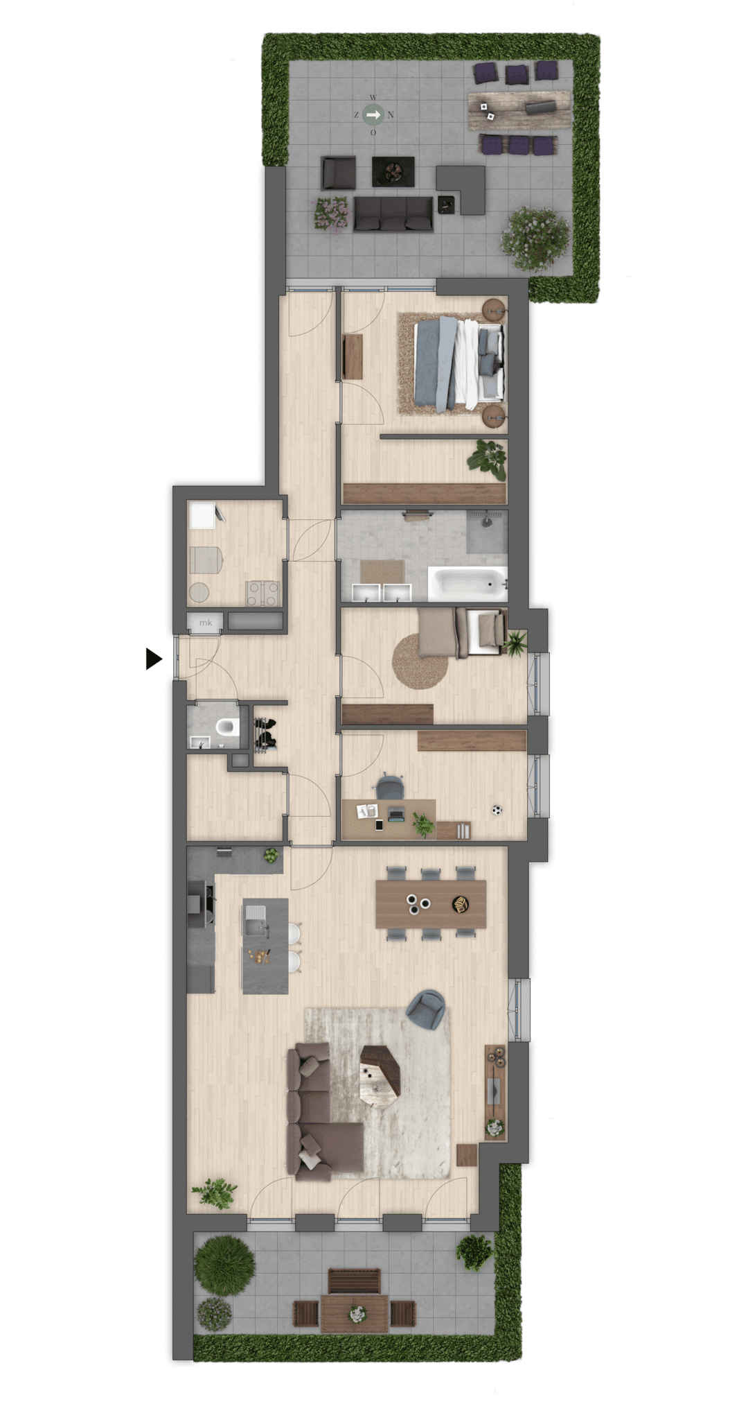 Foto 1 van Appartement Breevaart Zuid (Bouwnr. 2)