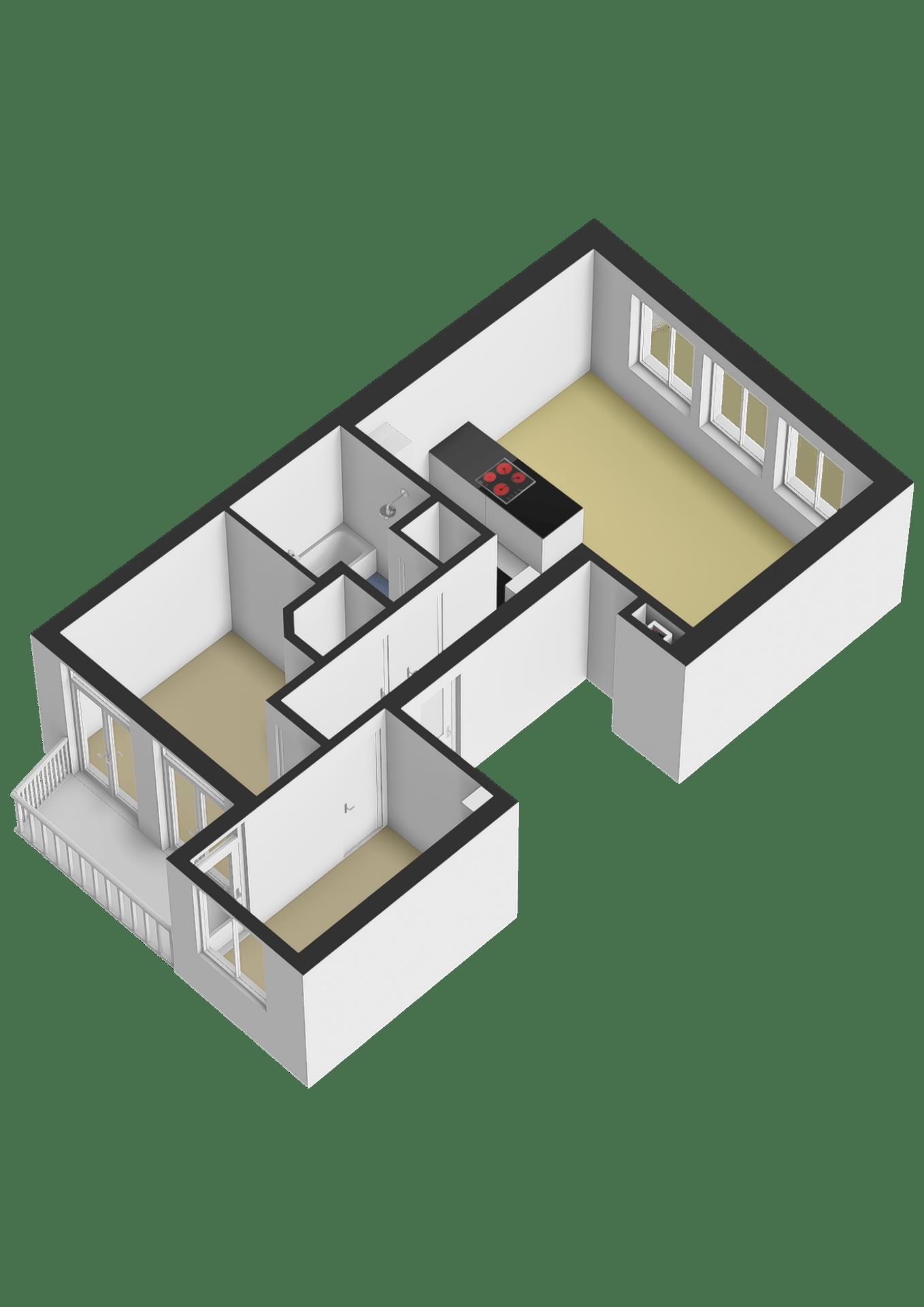 Foto 25 van Maarten Harpertszoon Trompstraat 41-2