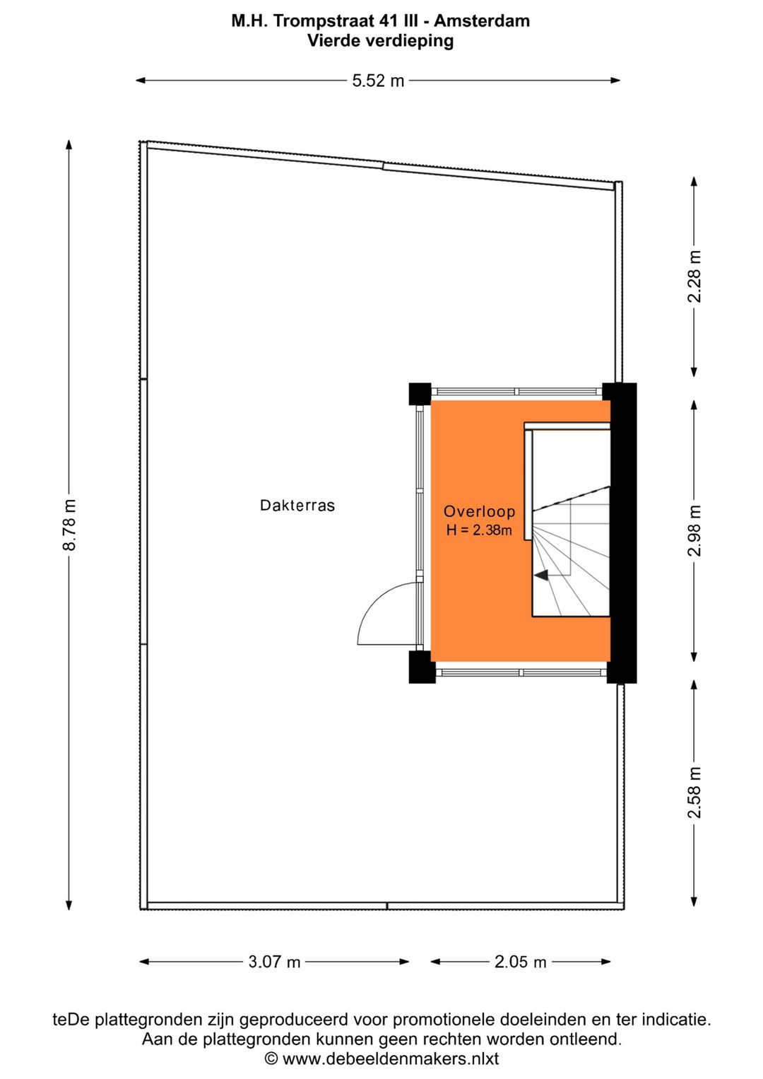 Foto 28 van Maarten Harpertszoon Trompstraat 41-3
