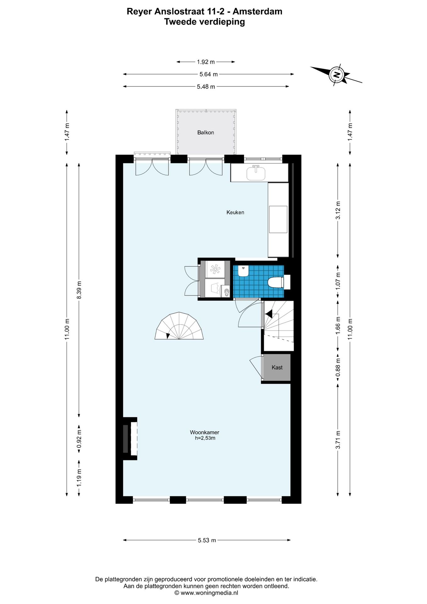 Foto 20 van Reyer Anslostraat 11-2
