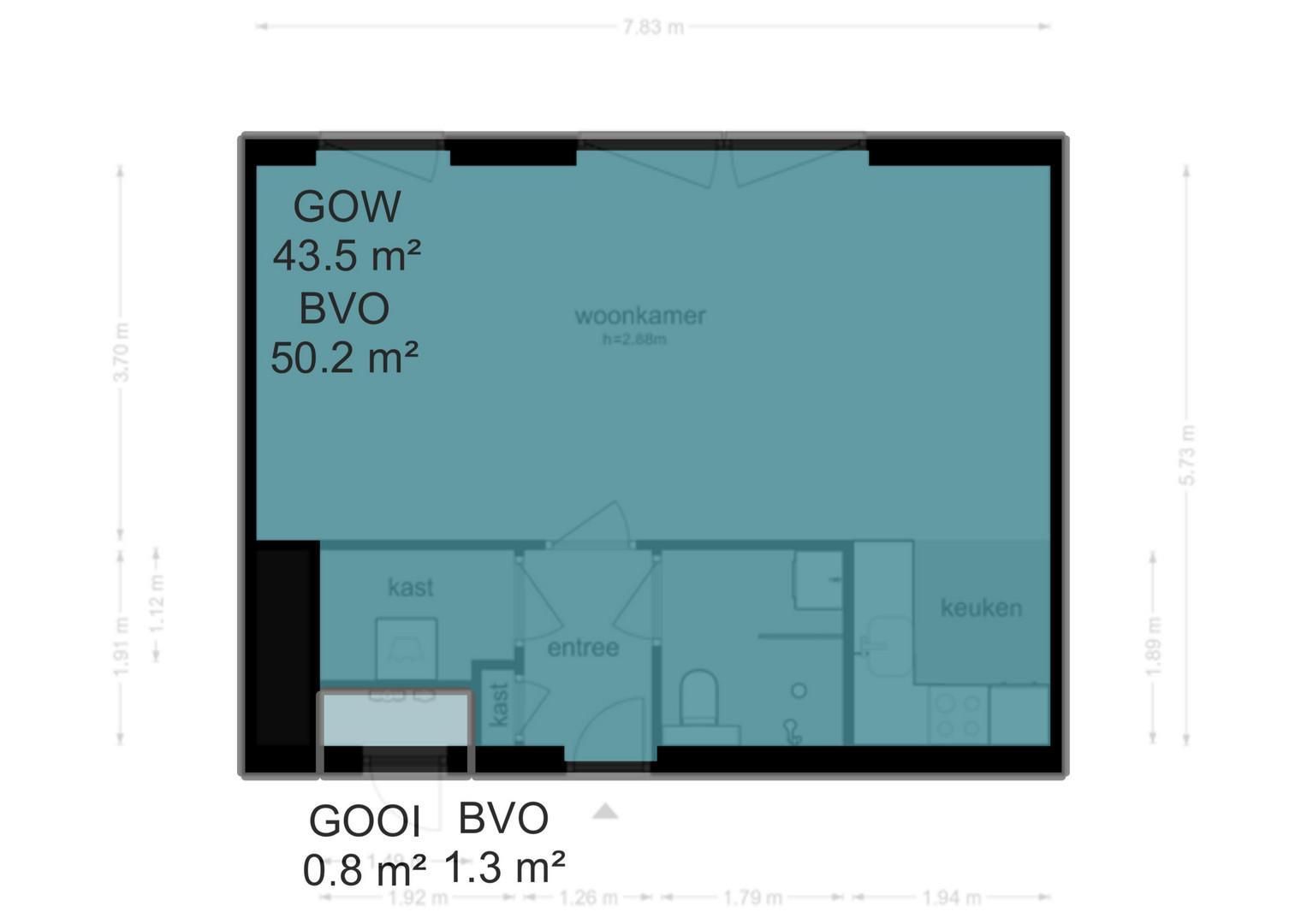 Modern Studio Apartment in Amsterdam Zuidas — 24