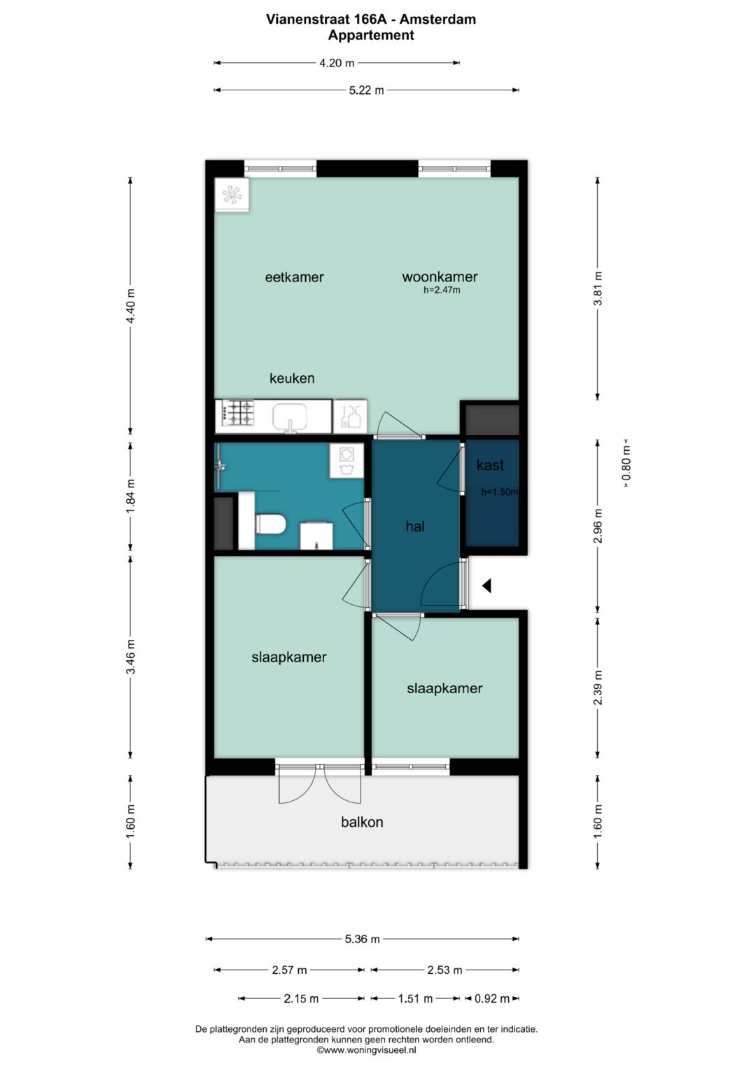 Foto 15 van Vianenstraat 166-A