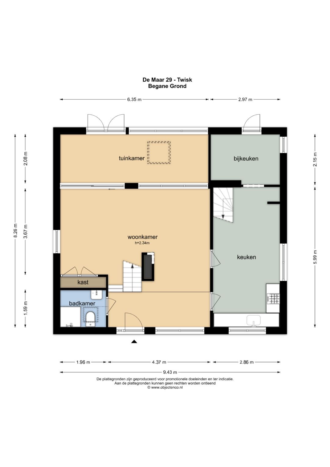 Detached 1970s Bungalow with Carport in Green Surroundings on 900m2 Plot — 50