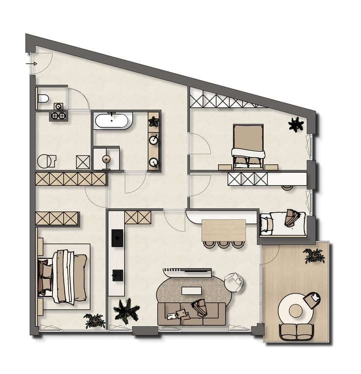 Image of 3 Upstairs apartment