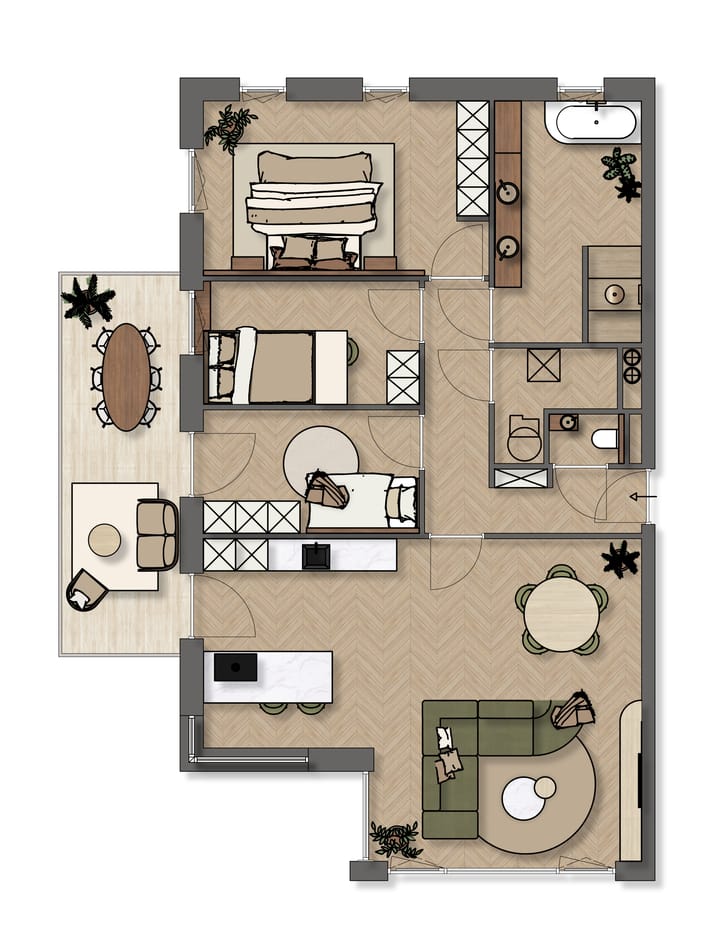 Image of 4 Upstairs apartment