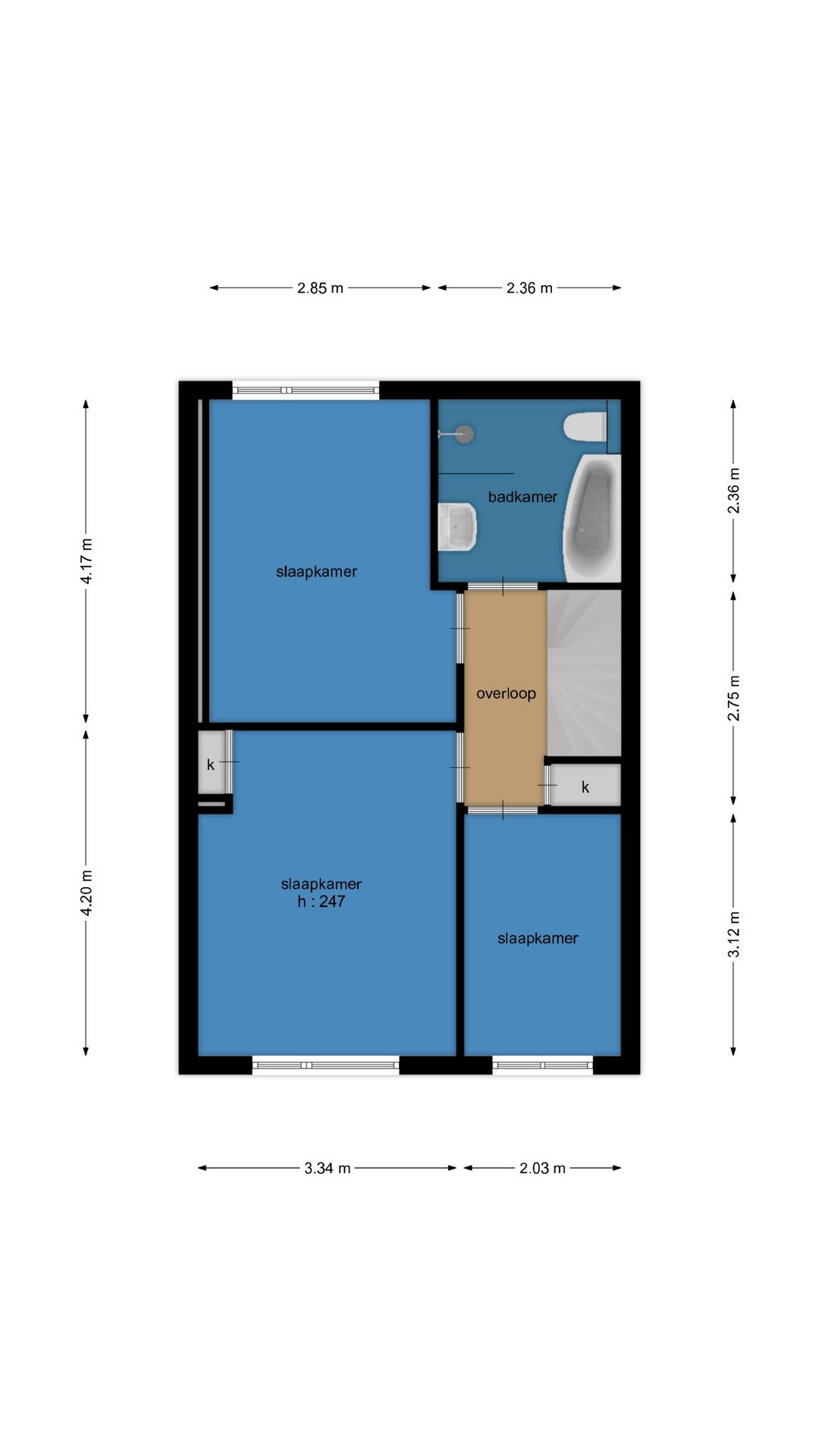 Energy-efficient terraced home with 4 bedrooms and garden in Breda Muizenberg — 40