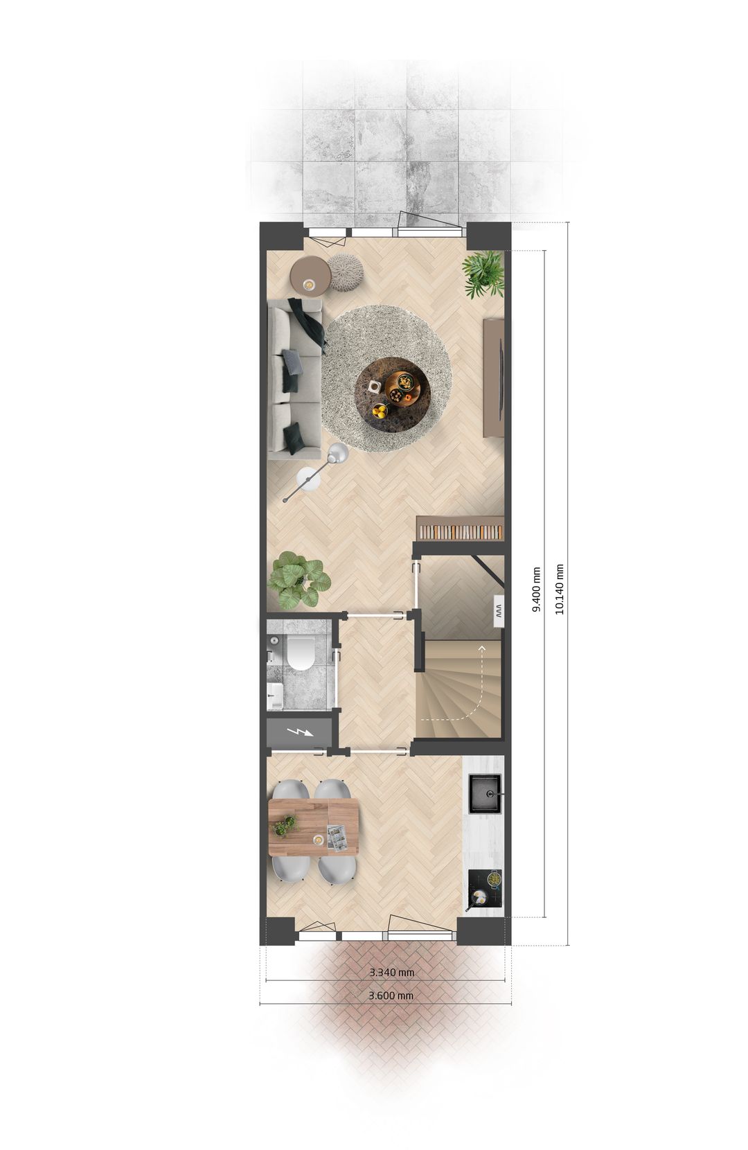 Foto 2 van Carneool (Bouwnr. A40)