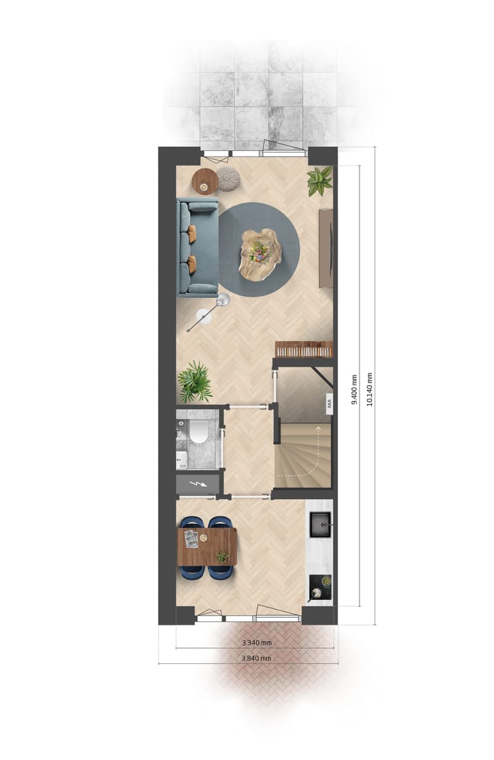 Photo 2 of Carneool (Bouwnr. A43)