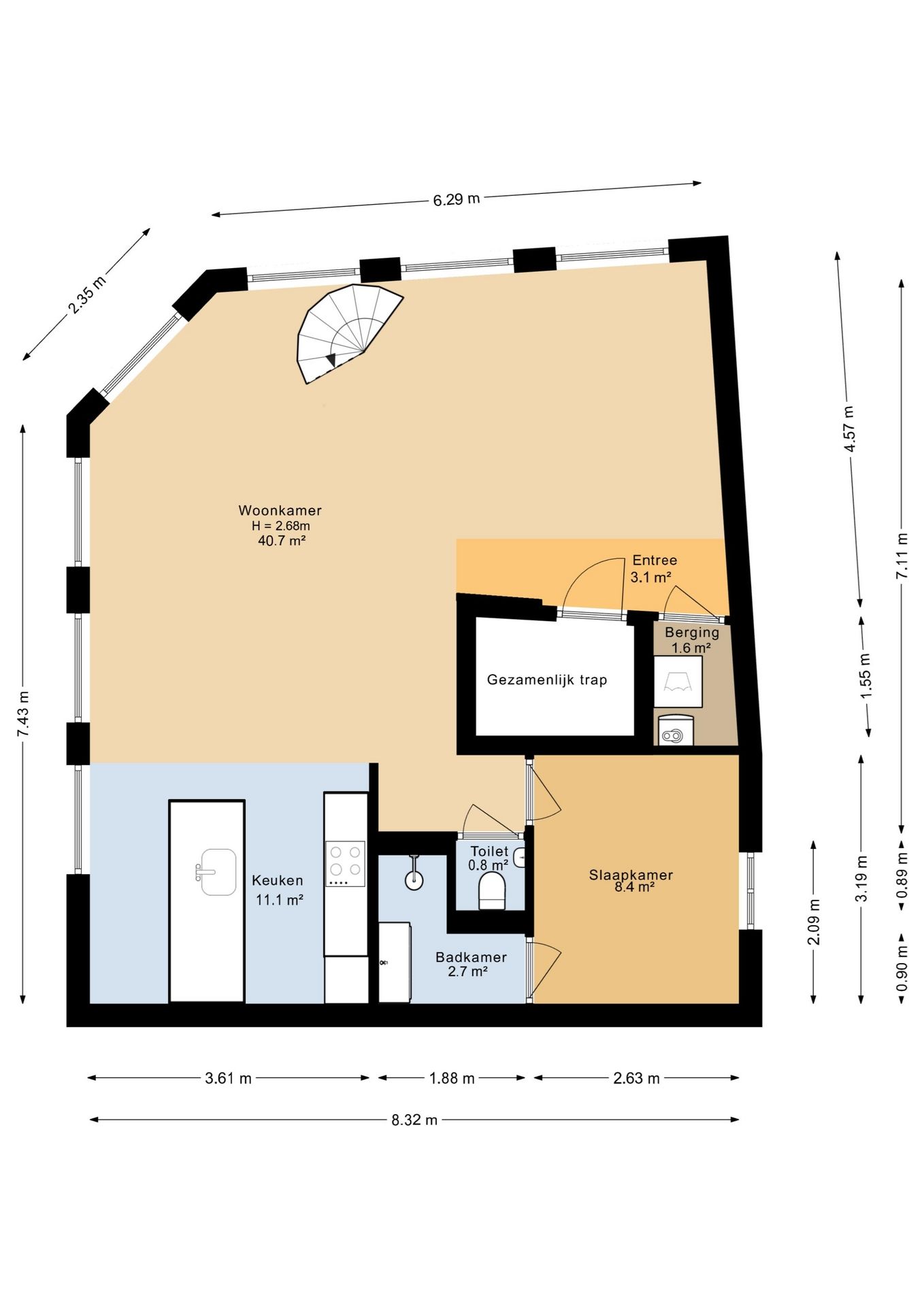 Foto 29 van Slaghekstraat 60-C03