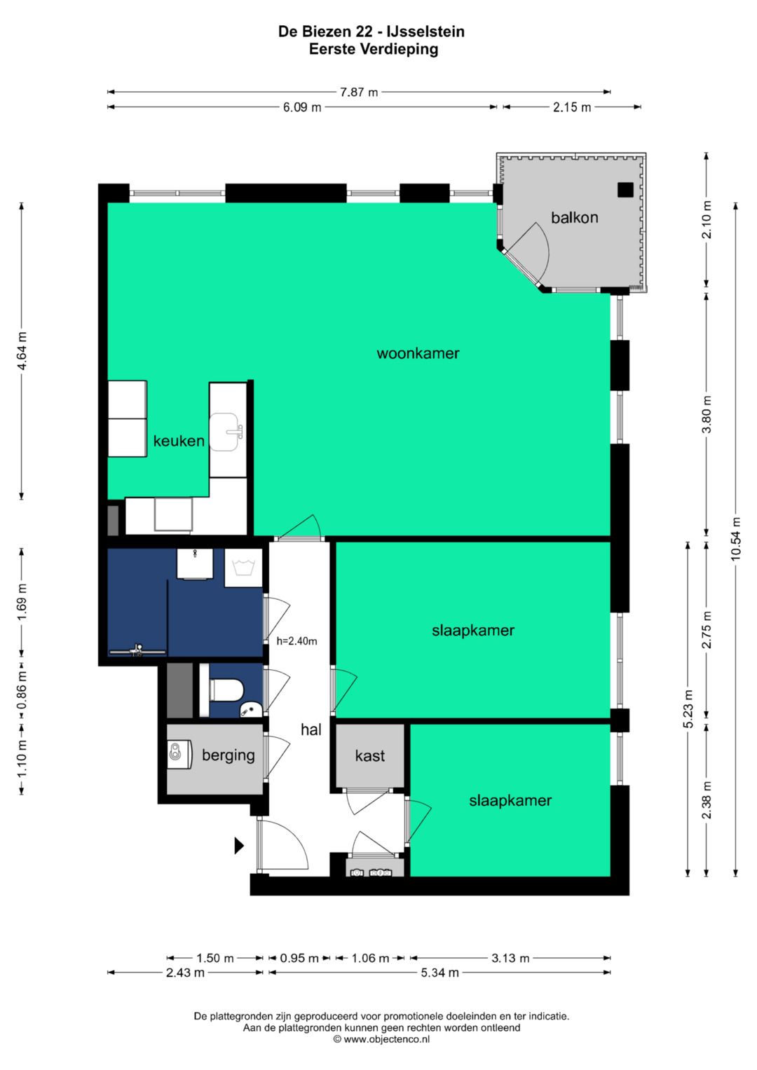 Renovated 3-Room Apartment with Modern Finishing and Central Location in IJsselstein — 48