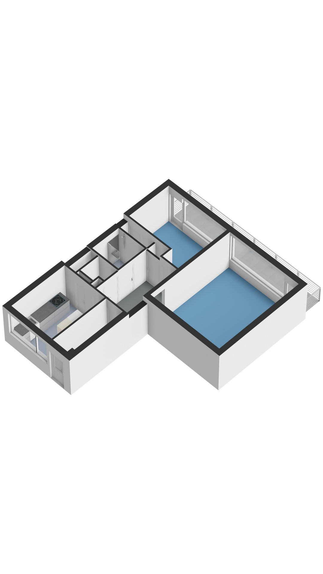 Light corner apartment with west-facing balcony in Buitenveldert — 26