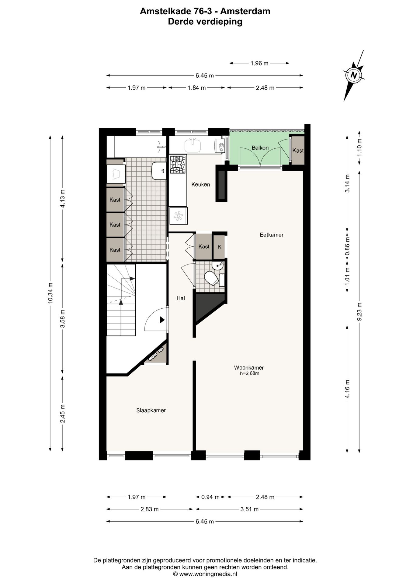 Foto 18 van Amstelkade 76-3