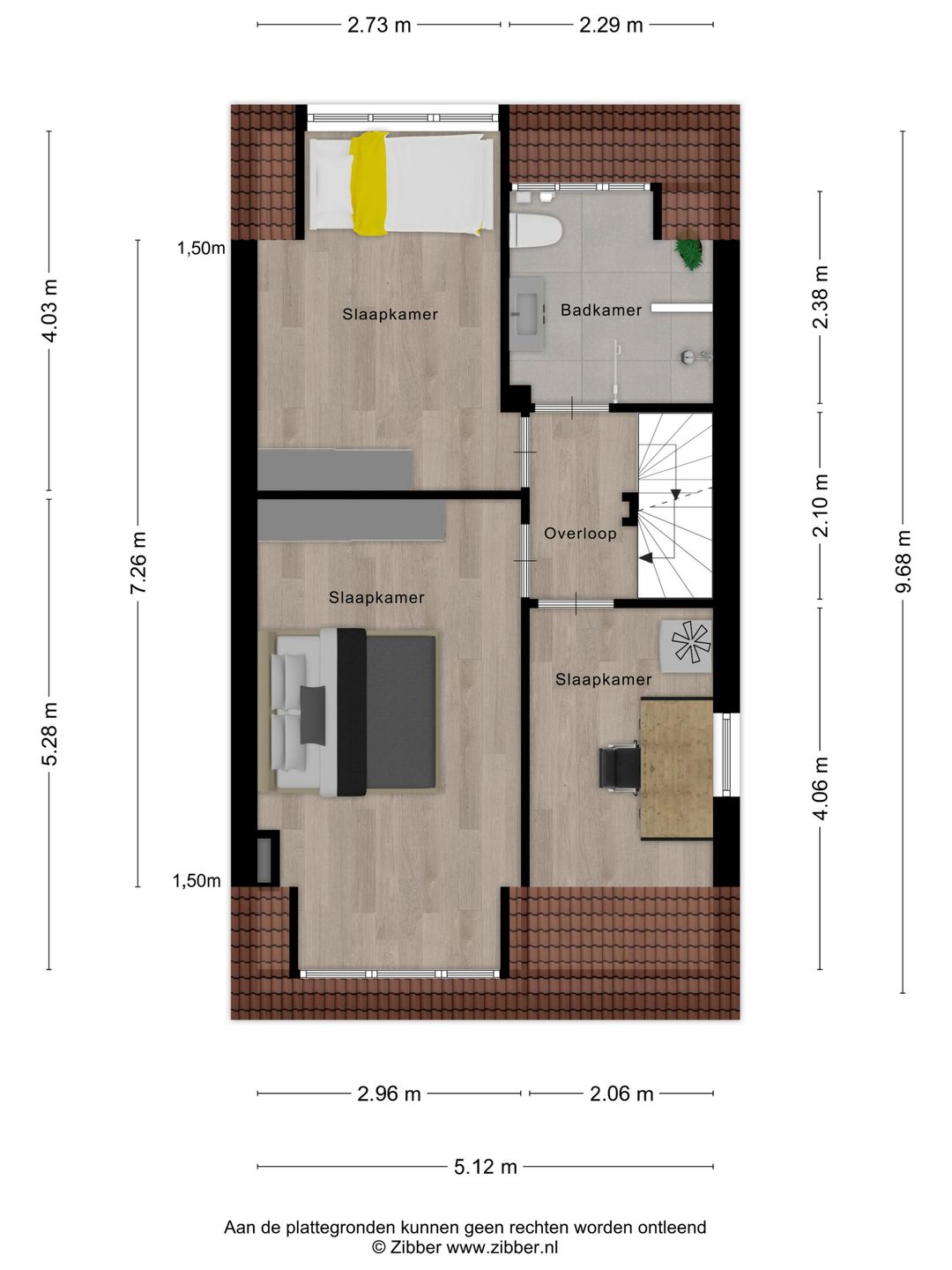 Semi-detached house with beautiful garden and garage in Schalkhaar — 46