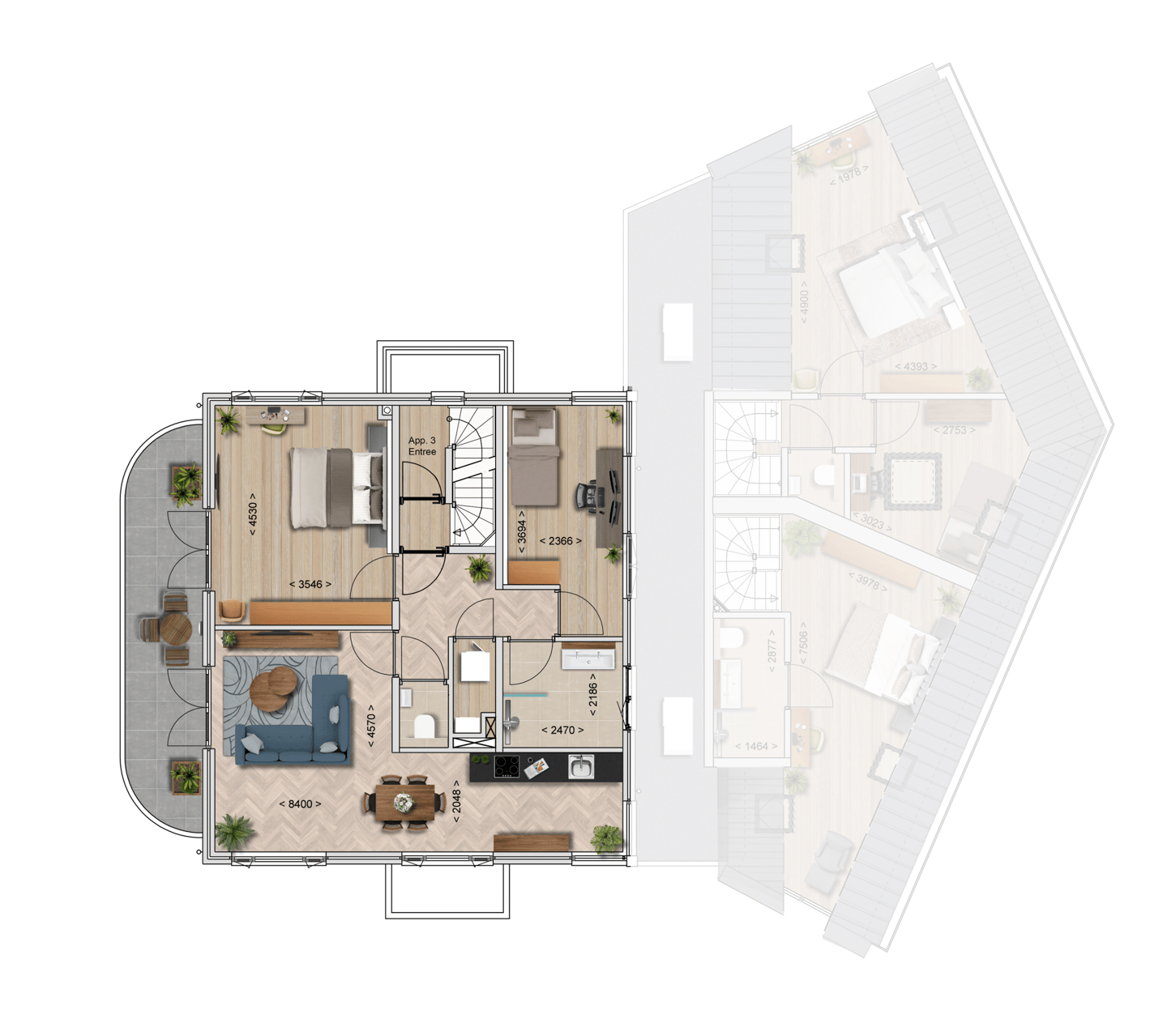 Foto 4 van Zandvoorter Allee 2-A