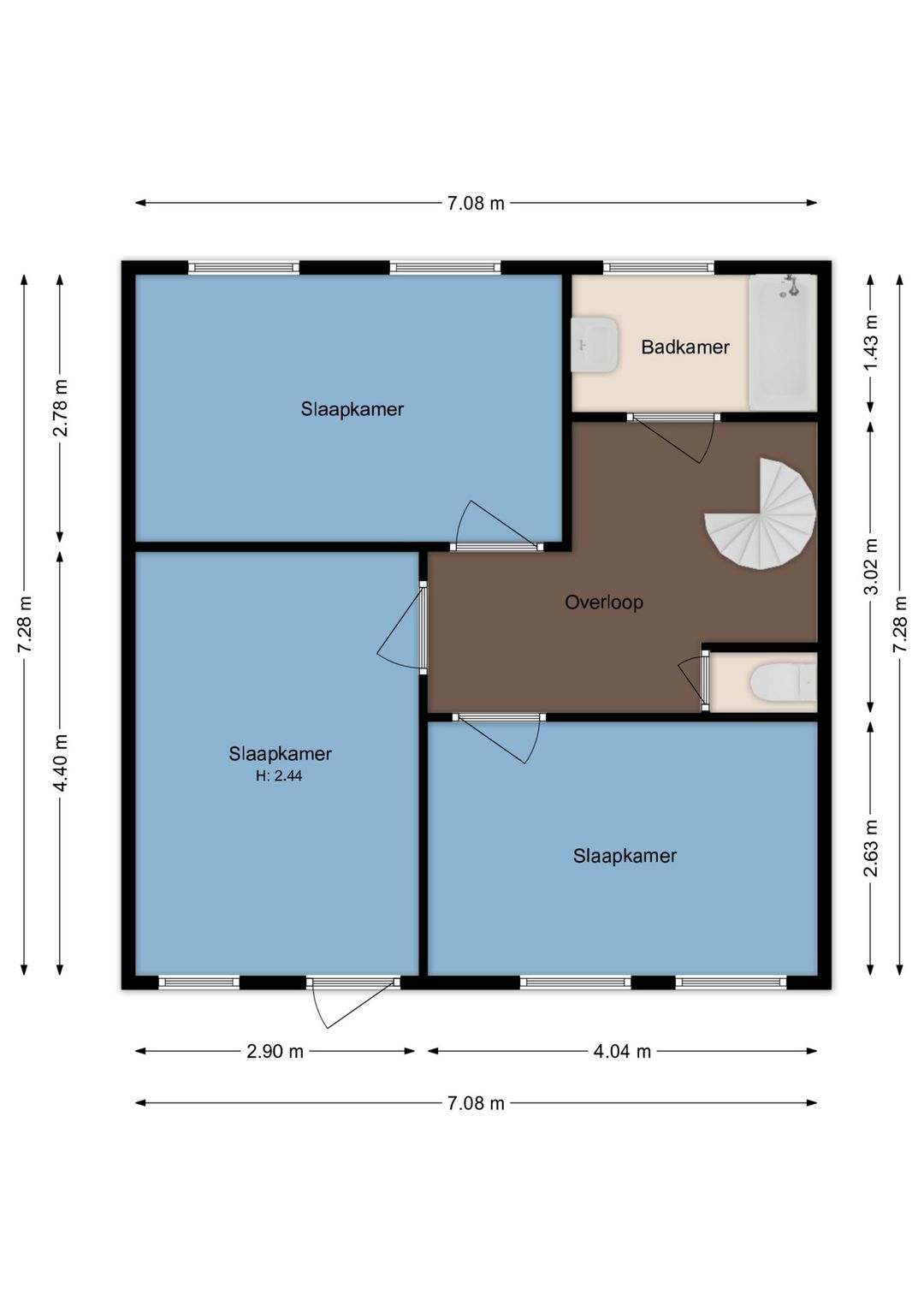 Charming semi-detached house with garden room and garage in Mill-West — 52