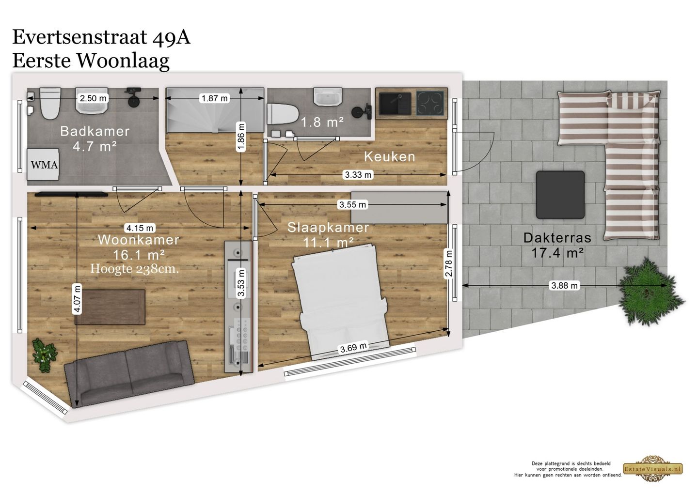 Foto 35 van Evertsenstraat 49-A