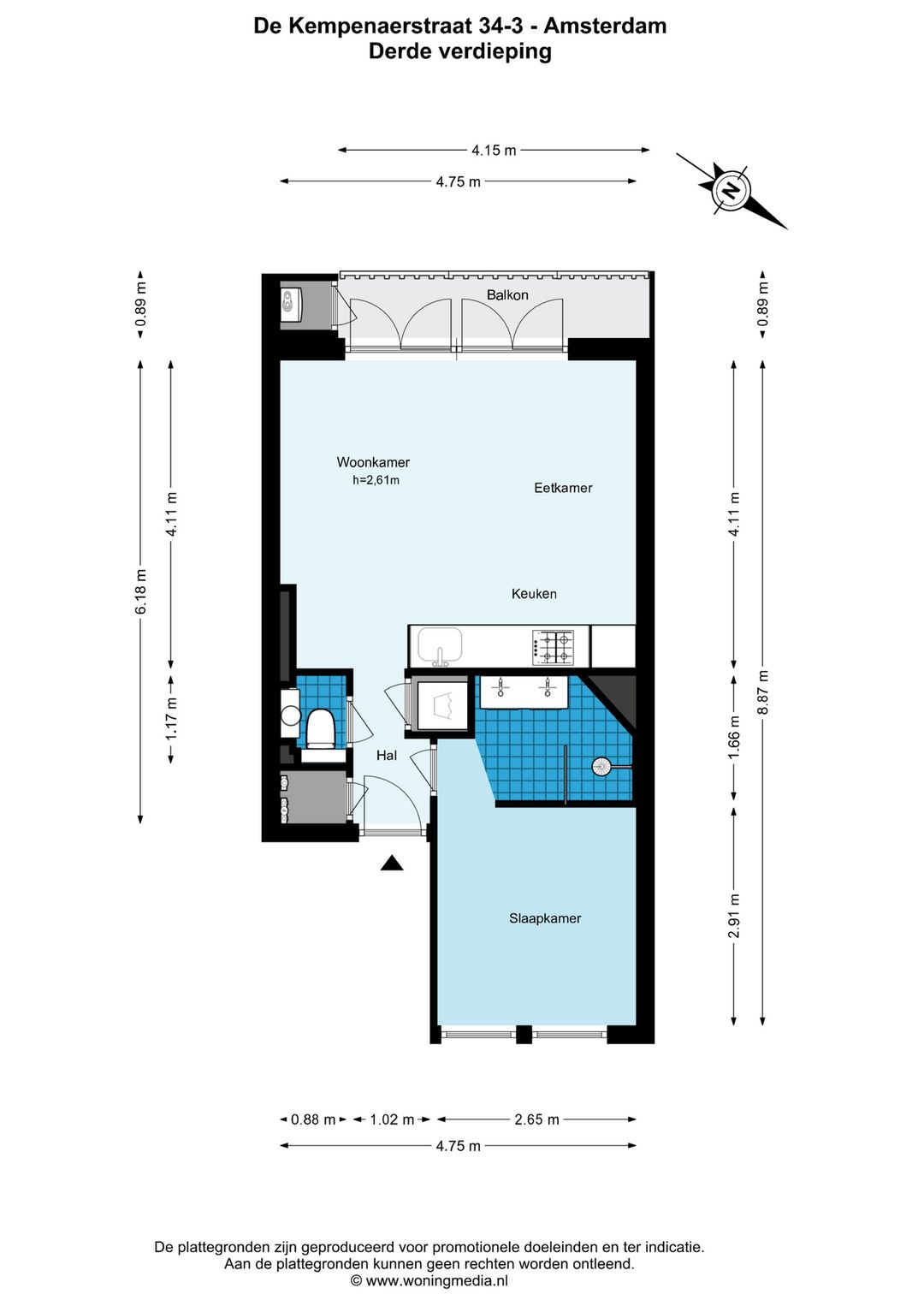 Foto 23 van De Kempenaerstraat 34-3