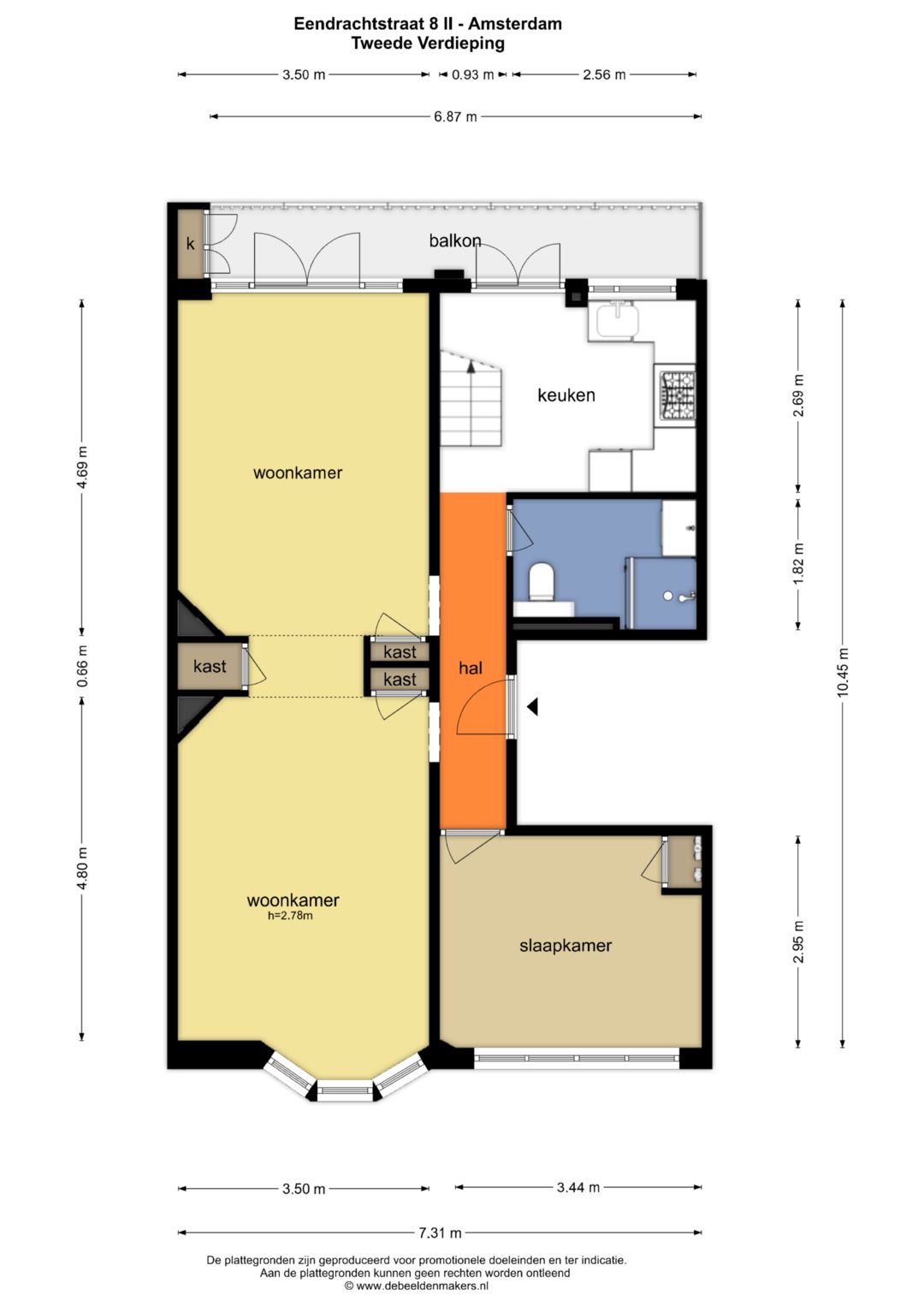 Foto 47 van Eendrachtstraat 8-2