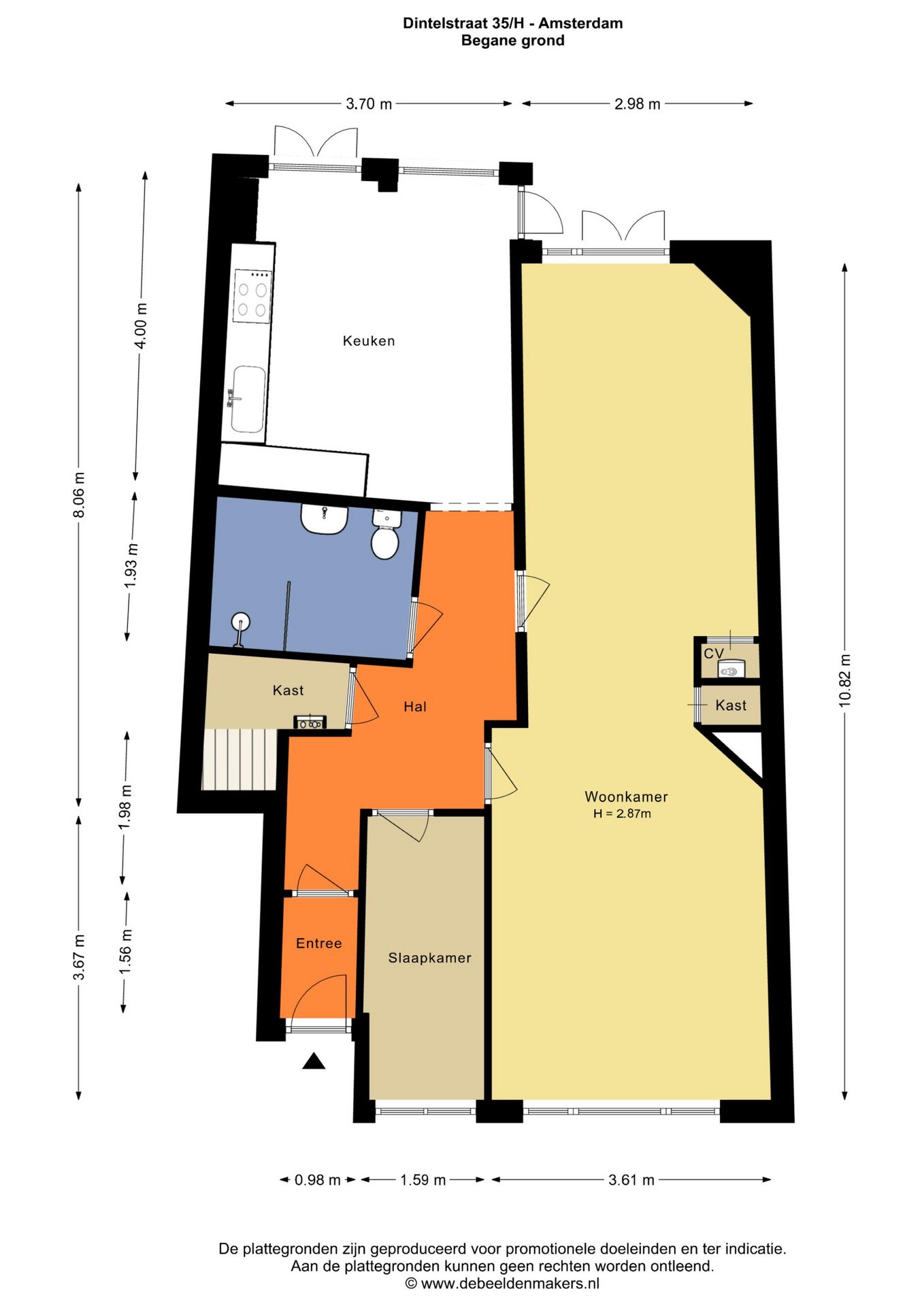 Foto 24 van Dintelstraat 35-H