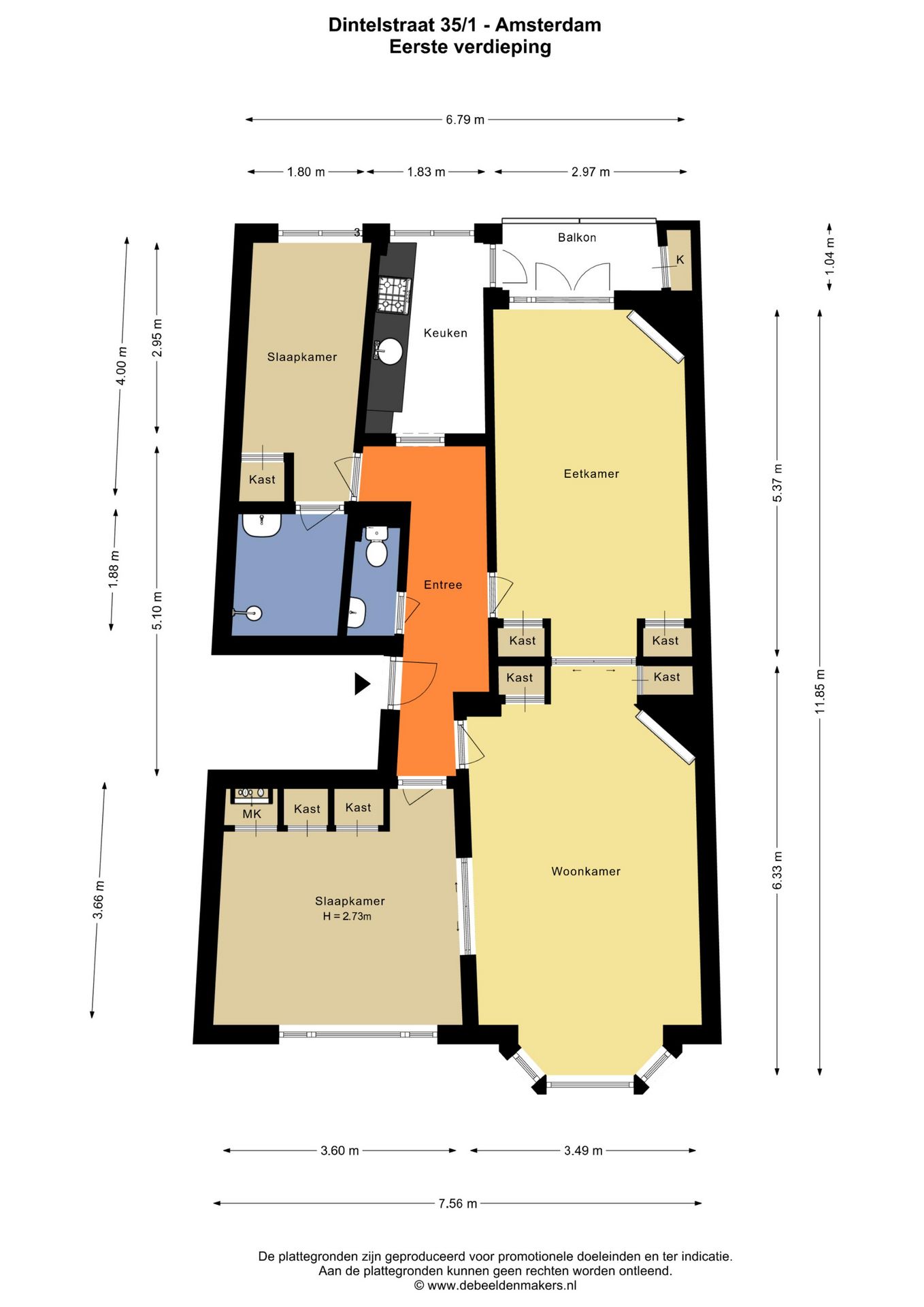 Foto 24 van Dintelstraat 35-1