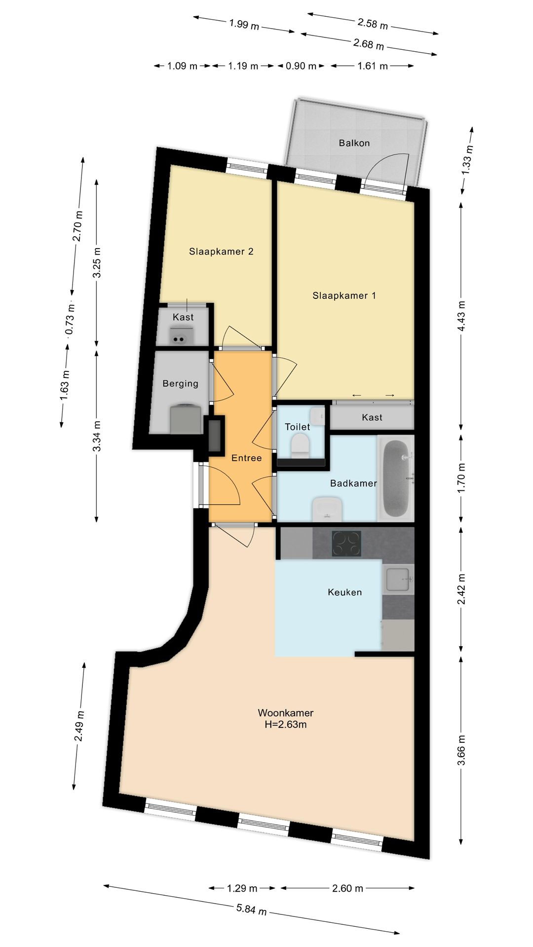 Foto 16 van Blauwe Torenstraat 29-D