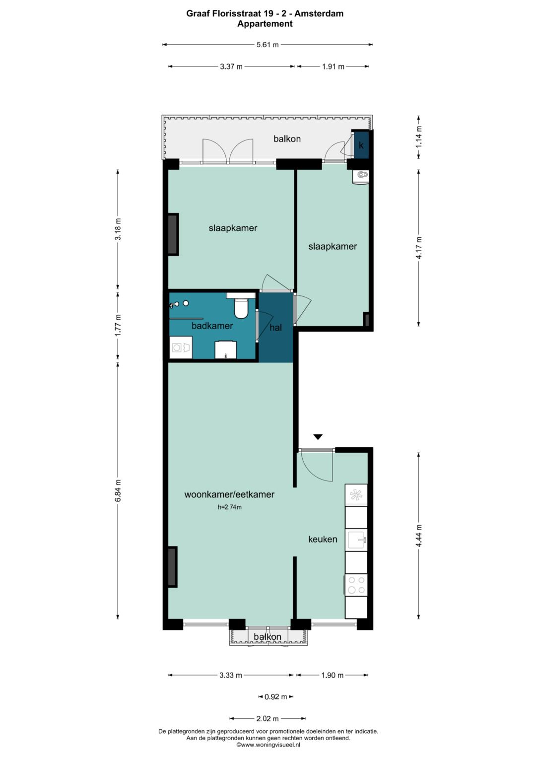 Foto 21 van Graaf Florisstraat 19-2