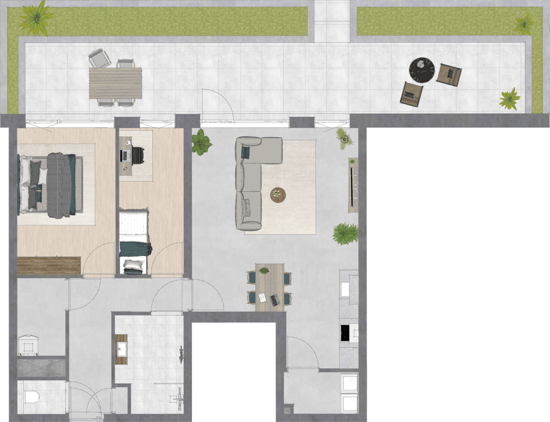 Foto 8 van Princenpark Breda fase 2 Gebouw F Type C (Bouwnr. F.03)