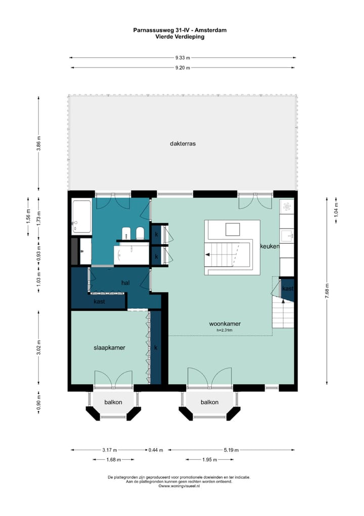 Foto 4 van Parnassusweg 31-4