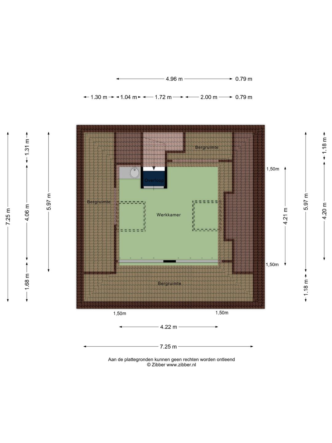 Spacious detached farmhouse with care apartment and garage in rural Beers — 76