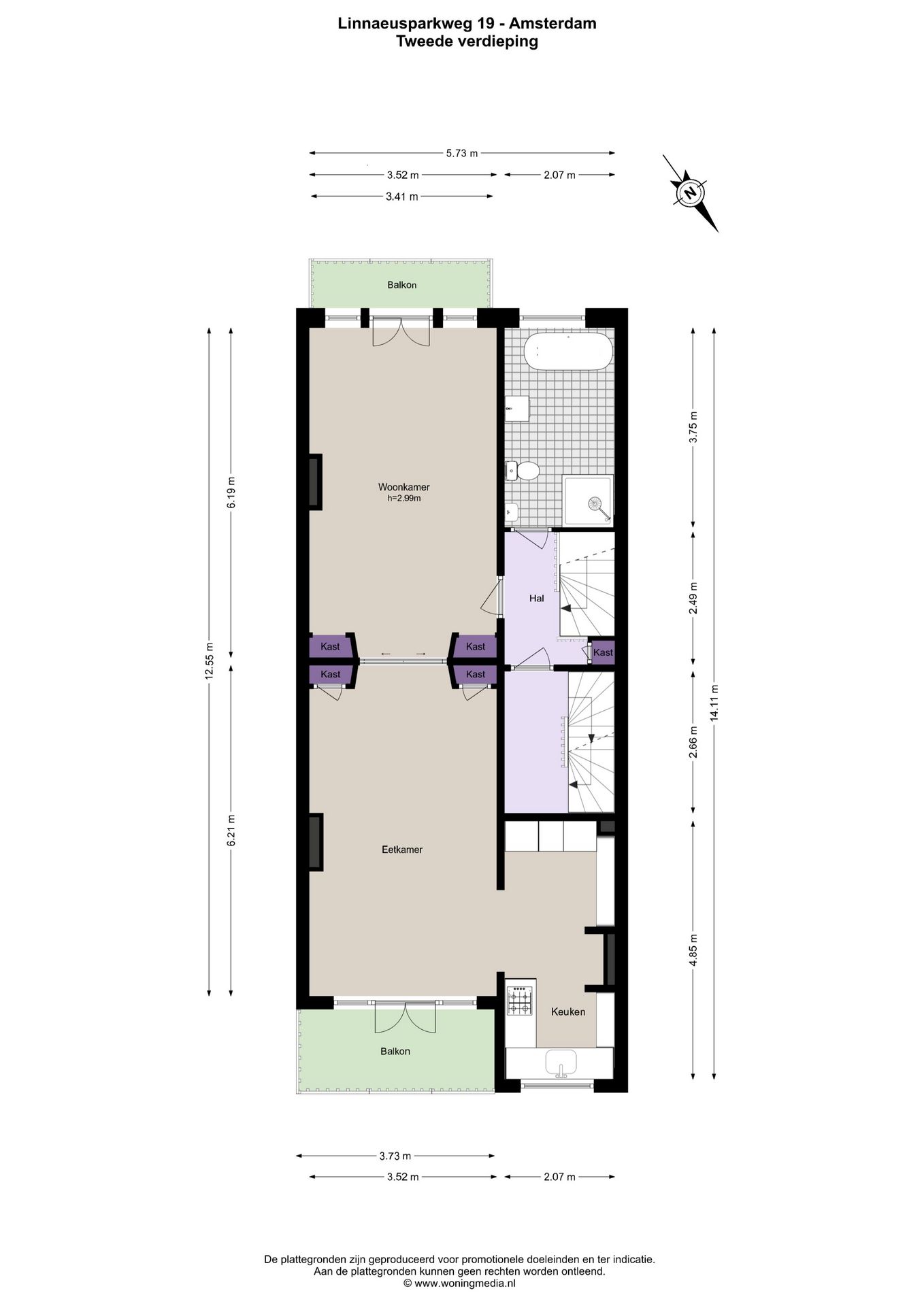Foto 49 van Linnaeusparkweg 19-1