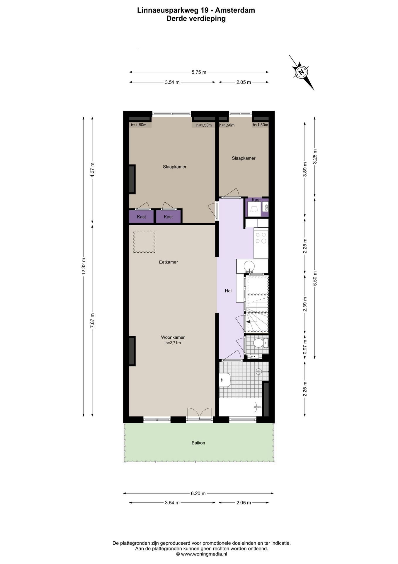 Foto 50 van Linnaeusparkweg 19-1