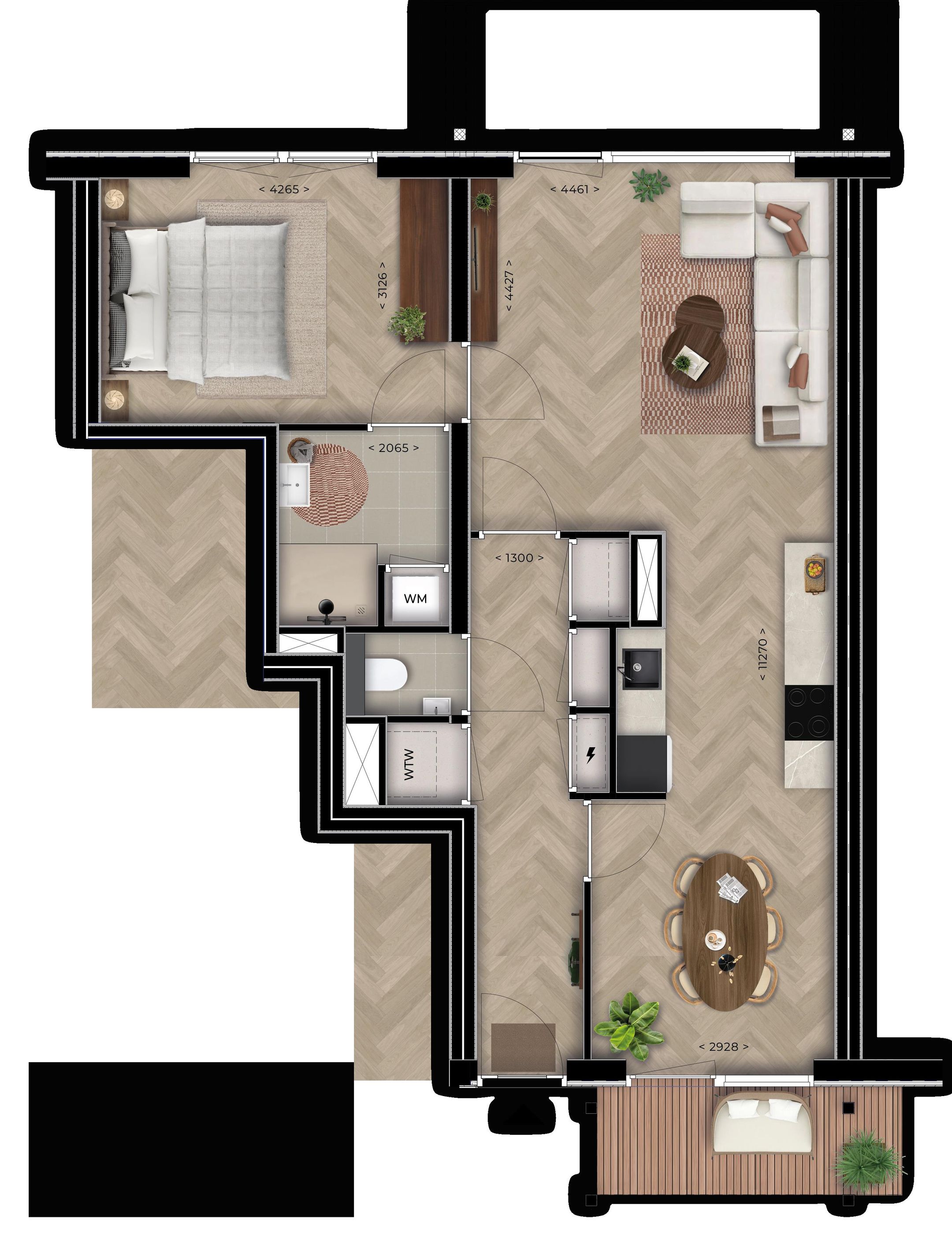 Foto 9 van Type E (Bouwnr. 1)