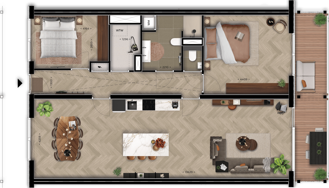 Foto 7 van Type B (Bouwnr. 6)