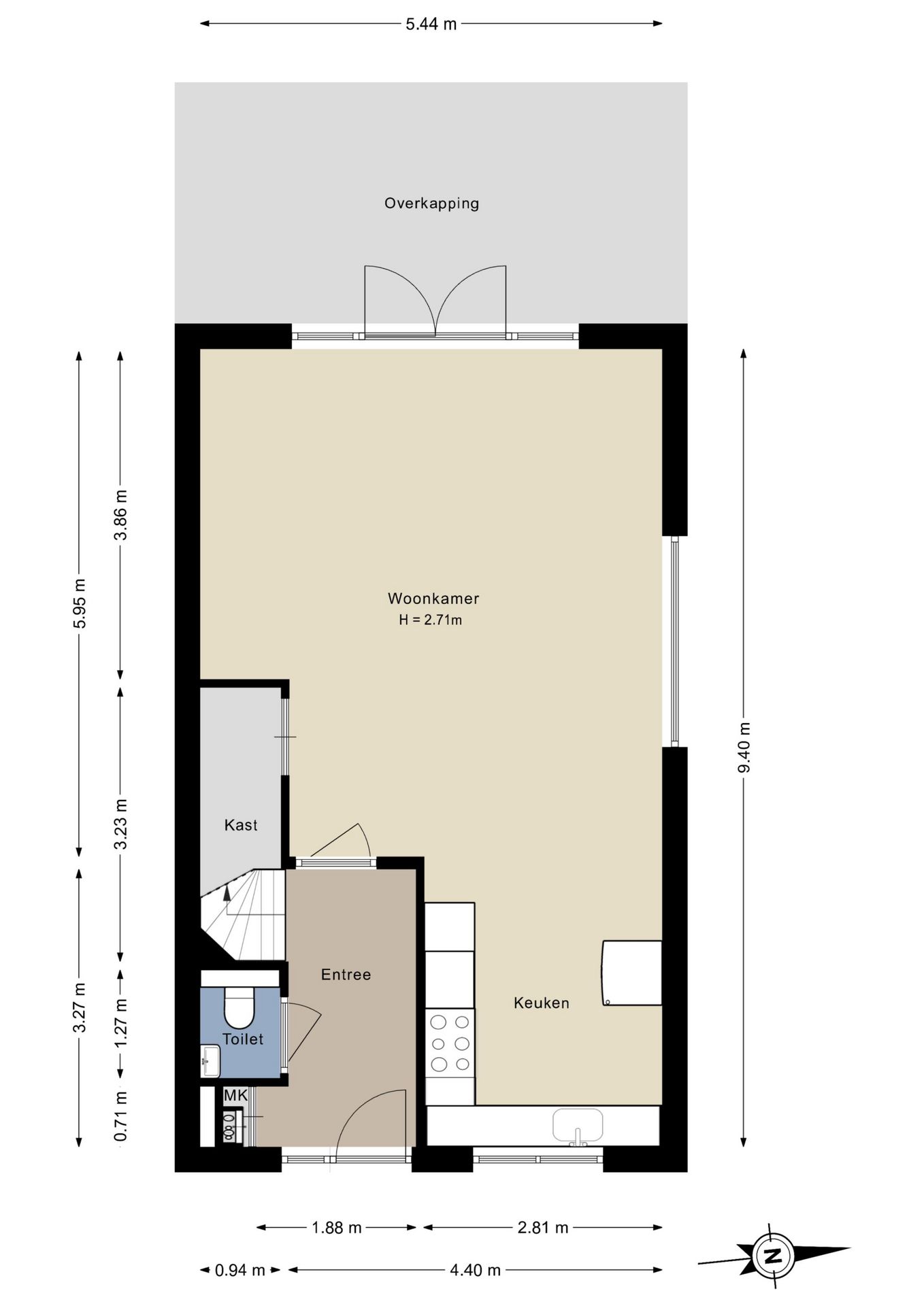 Foto 35 van Tak van Poortvlietstraat 2-A
