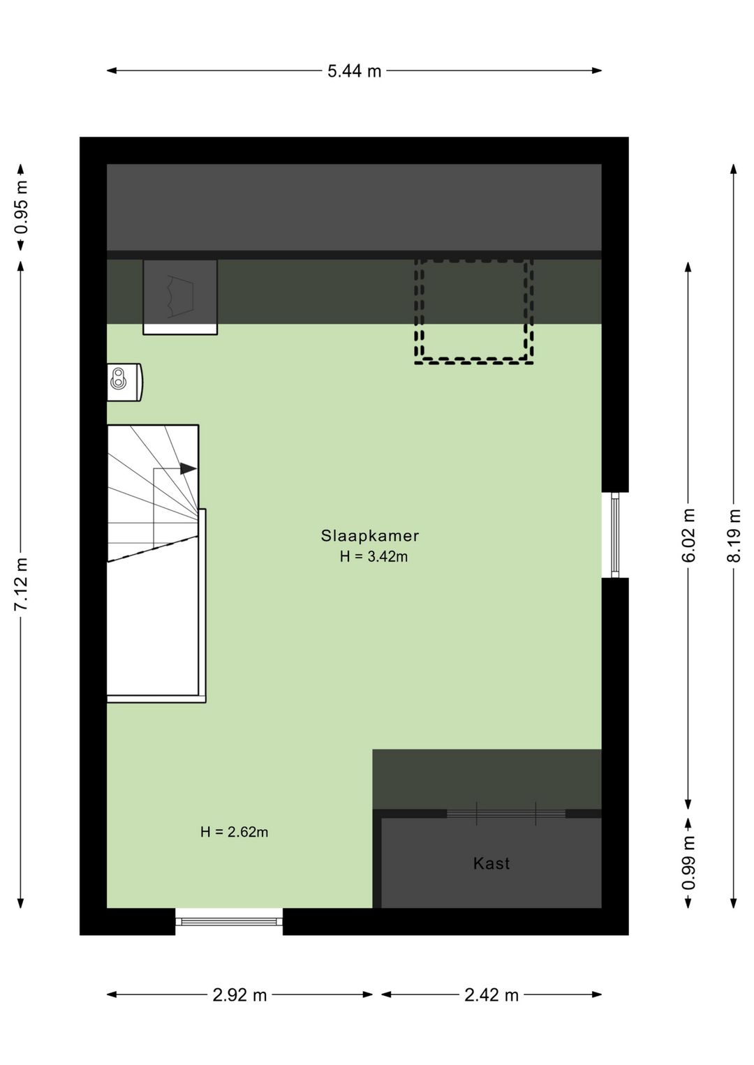 Foto 37 van Tak van Poortvlietstraat 2-A
