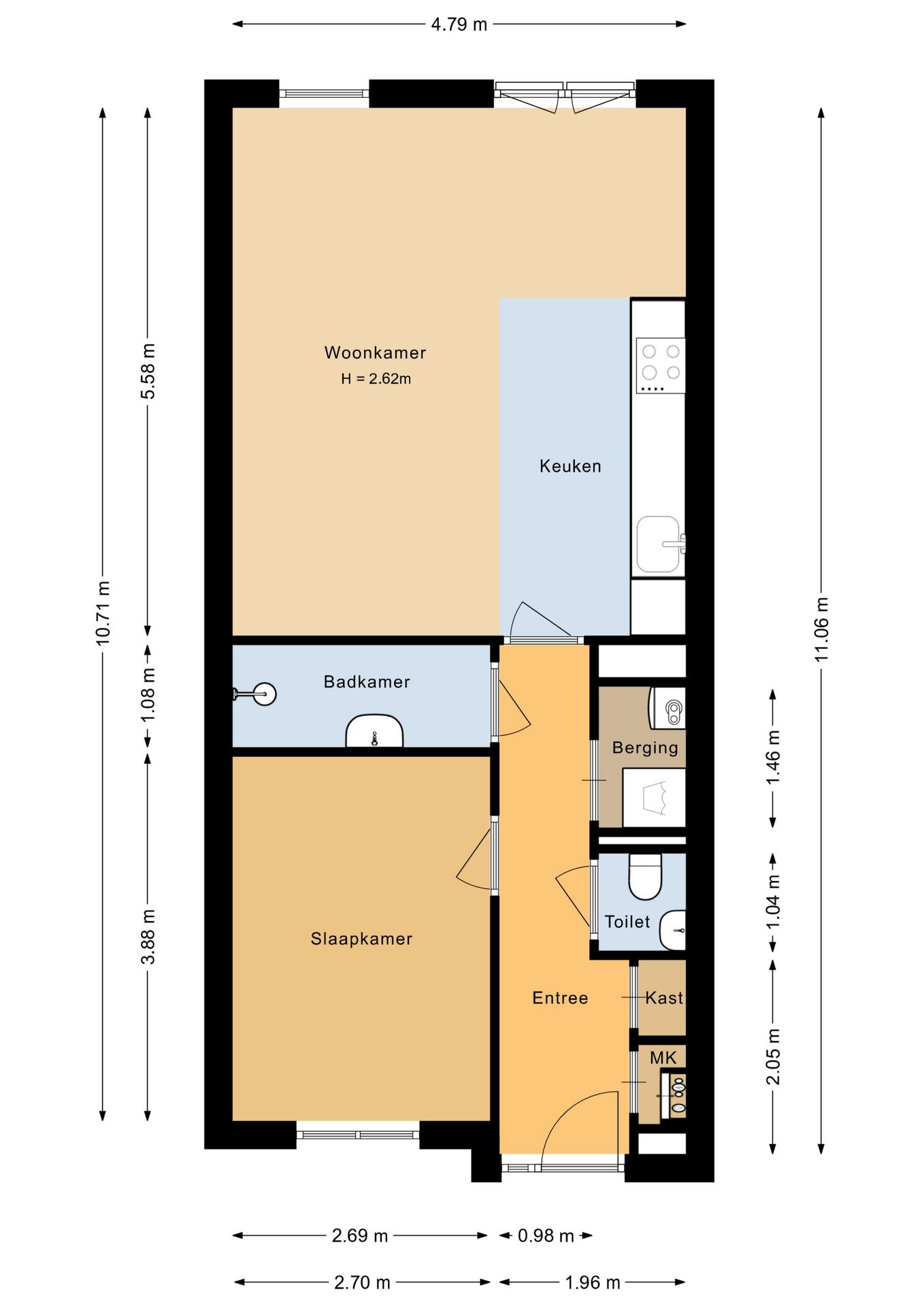 Modern Energy-Efficient Apartment with Water Views in Zeewolde — 30