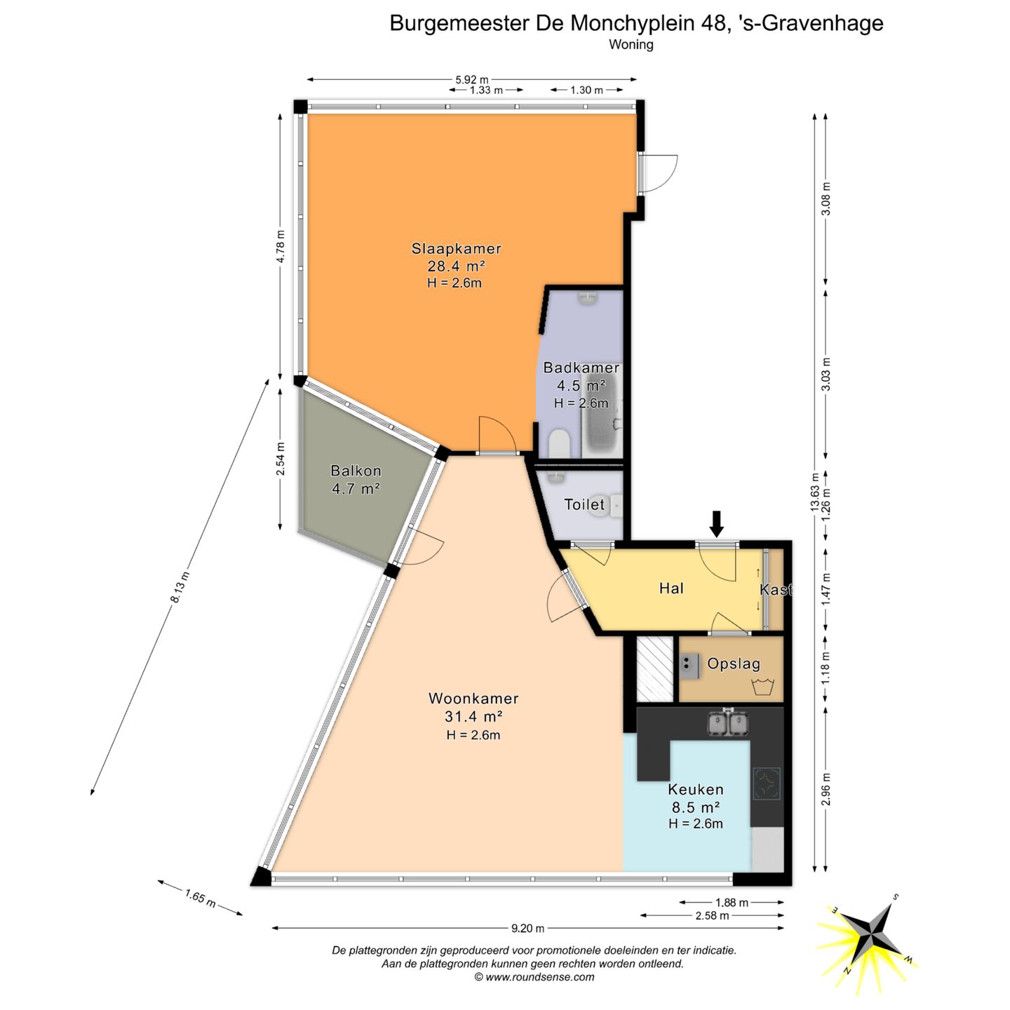 Foto 49 van Burgemeester De Monchyplein 48
