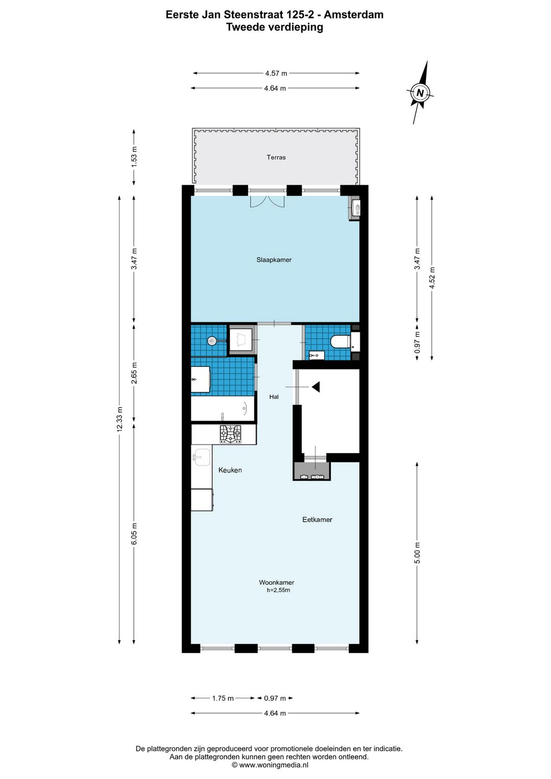 Charming Apartment with Spacious Balcony in De Pijp on Freehold Land — 28