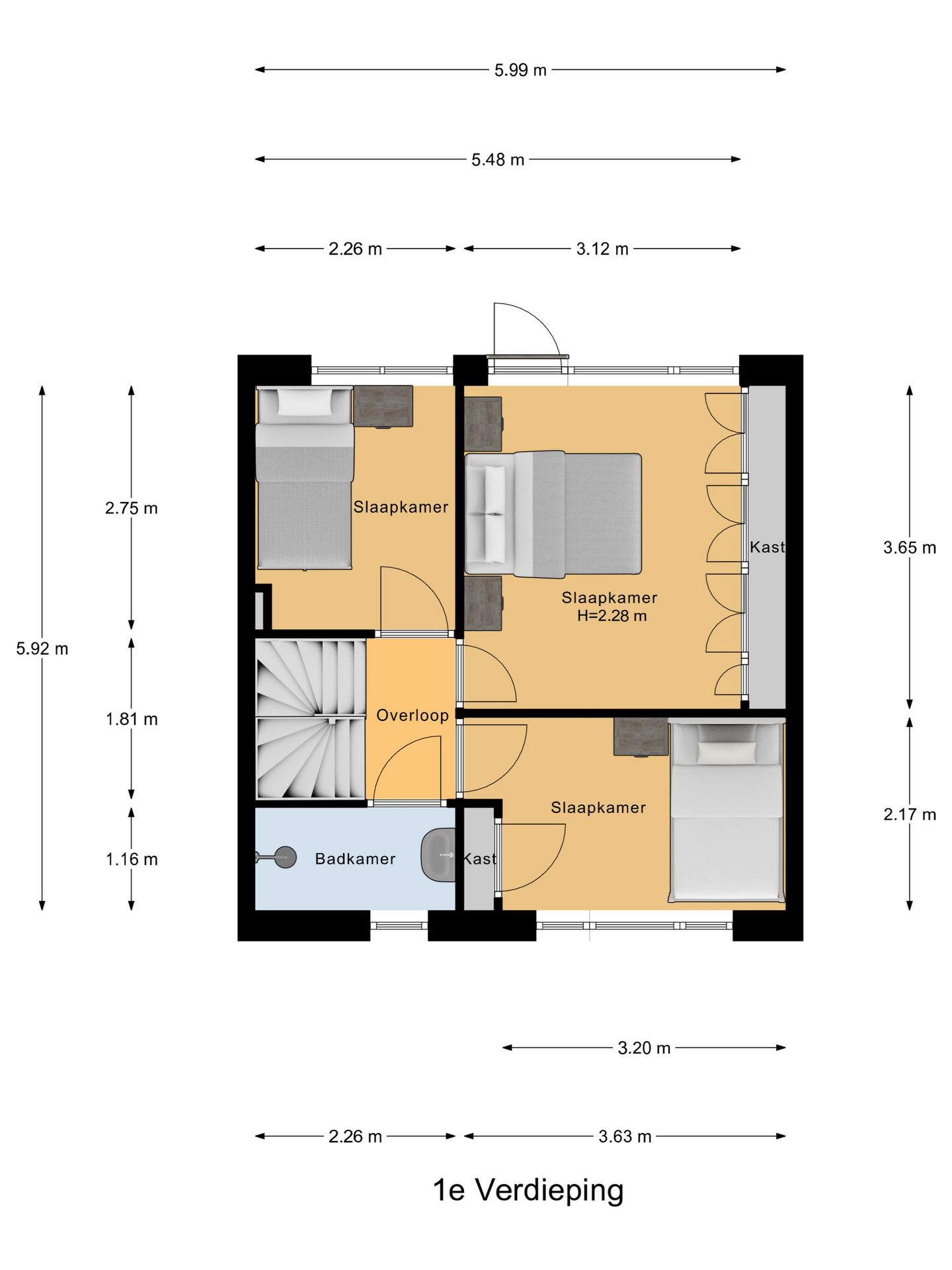 Extended corner home with surprising space in quiet Stadsveld-Bruggert — 34