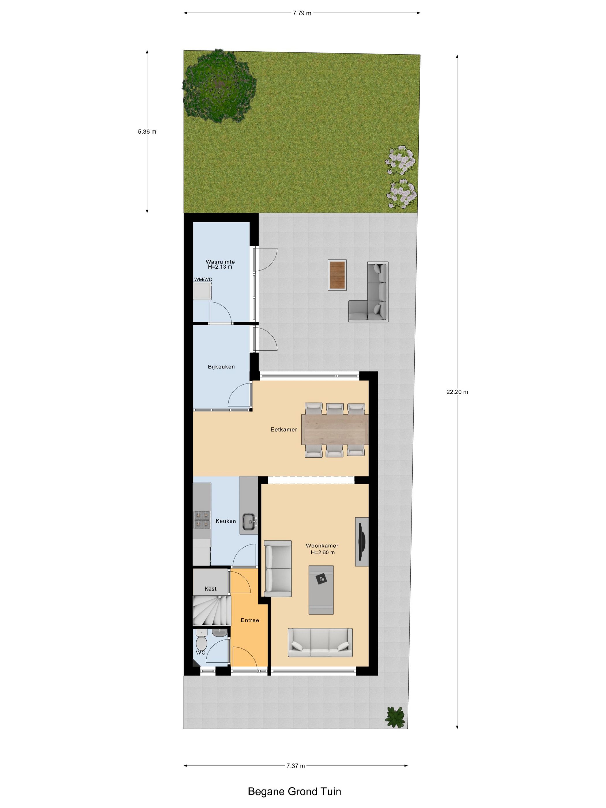 Extended corner home with surprising space in quiet Stadsveld-Bruggert — 36